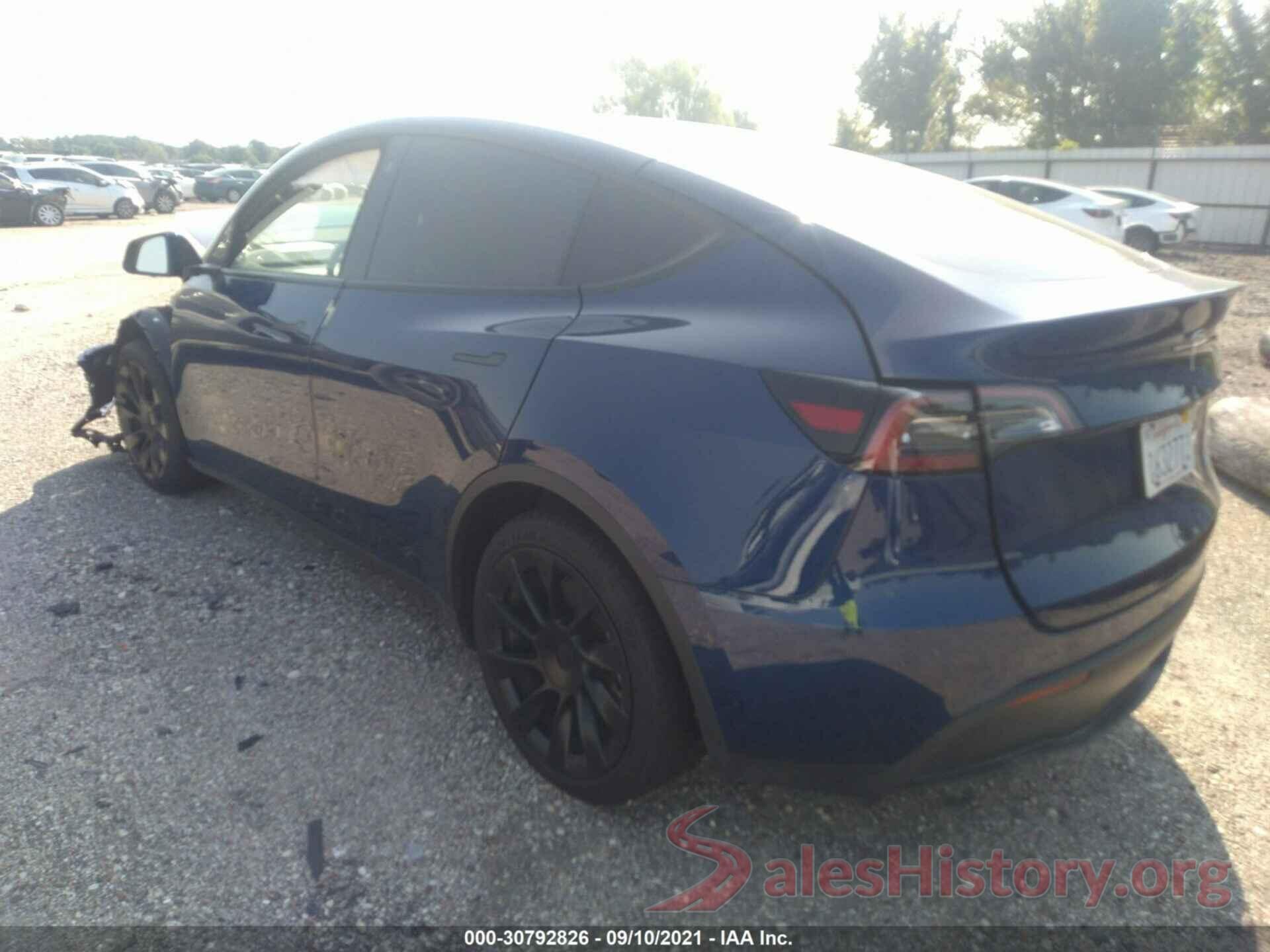 5YJYGDEE6MF161907 2021 TESLA MODEL Y