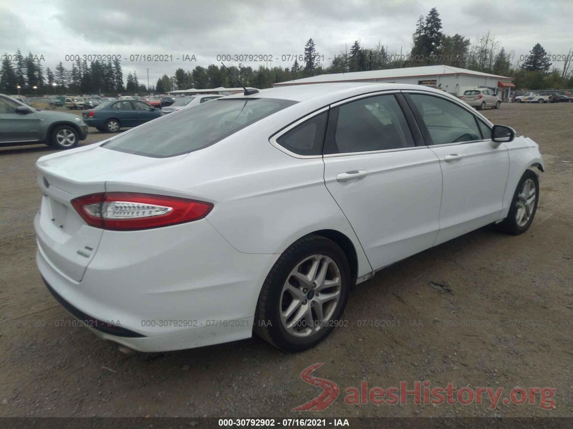 3FA6P0HD4GR197543 2016 FORD FUSION