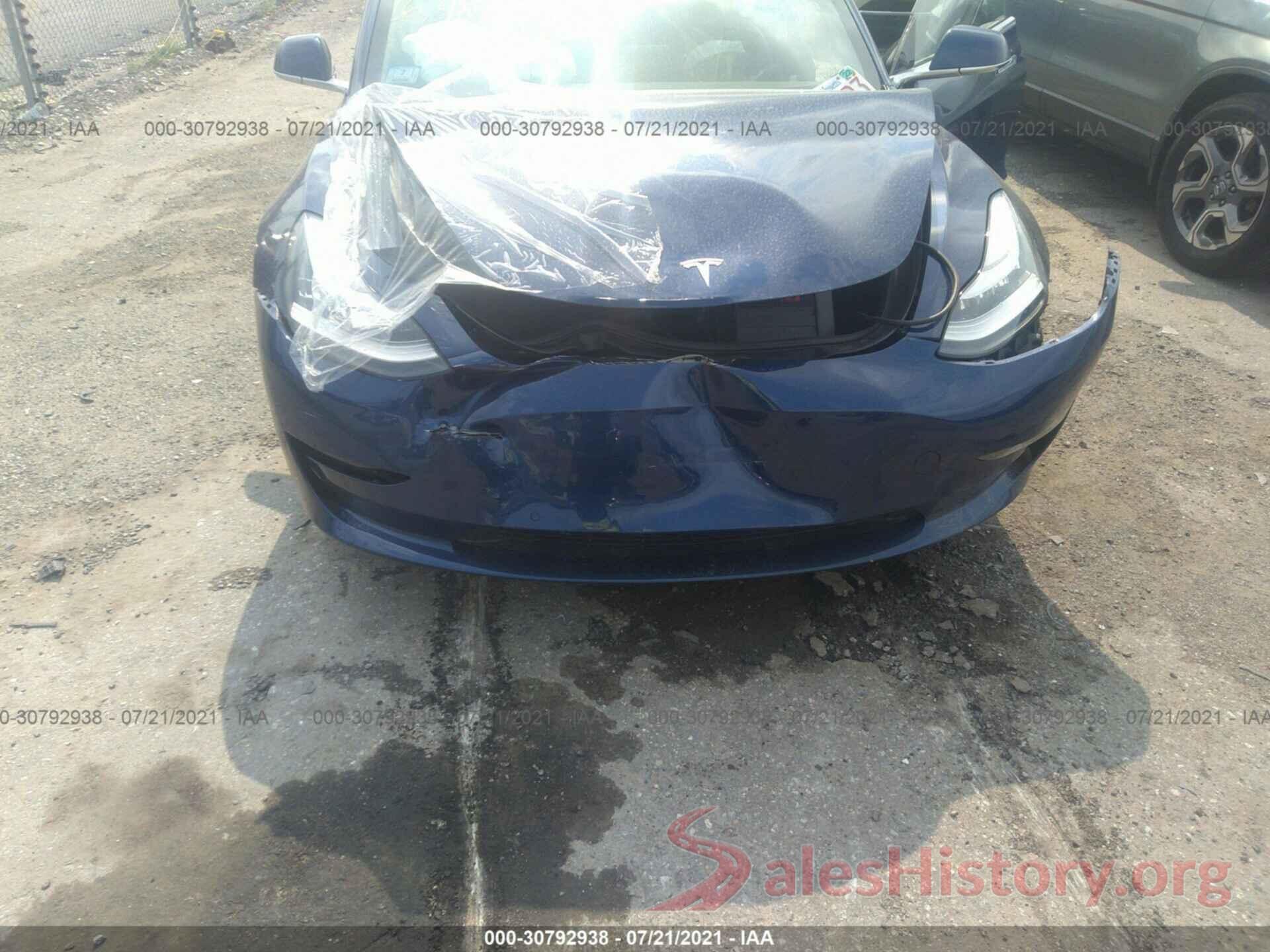 5YJ3E1EAXKF400691 2019 TESLA MODEL 3