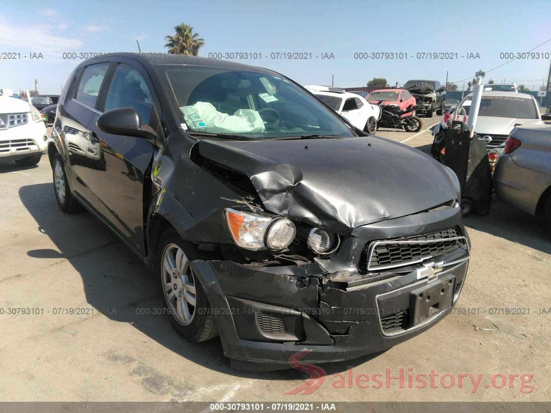 1G1JC6SG5G4158080 2016 CHEVROLET SONIC