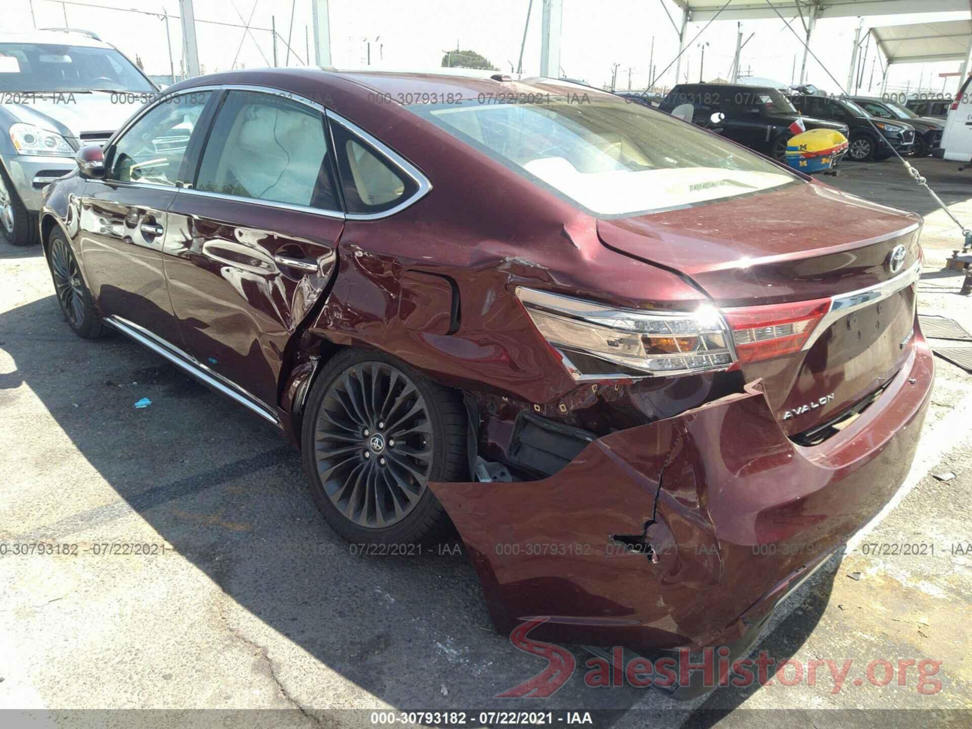 4T1BK1EBXJU272581 2018 TOYOTA AVALON