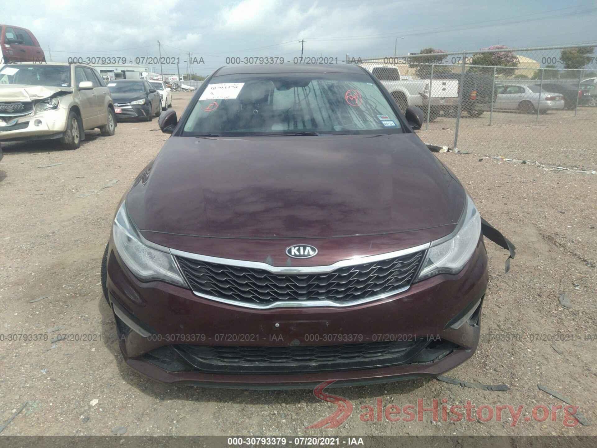 5XXGT4L33KG287984 2019 KIA OPTIMA