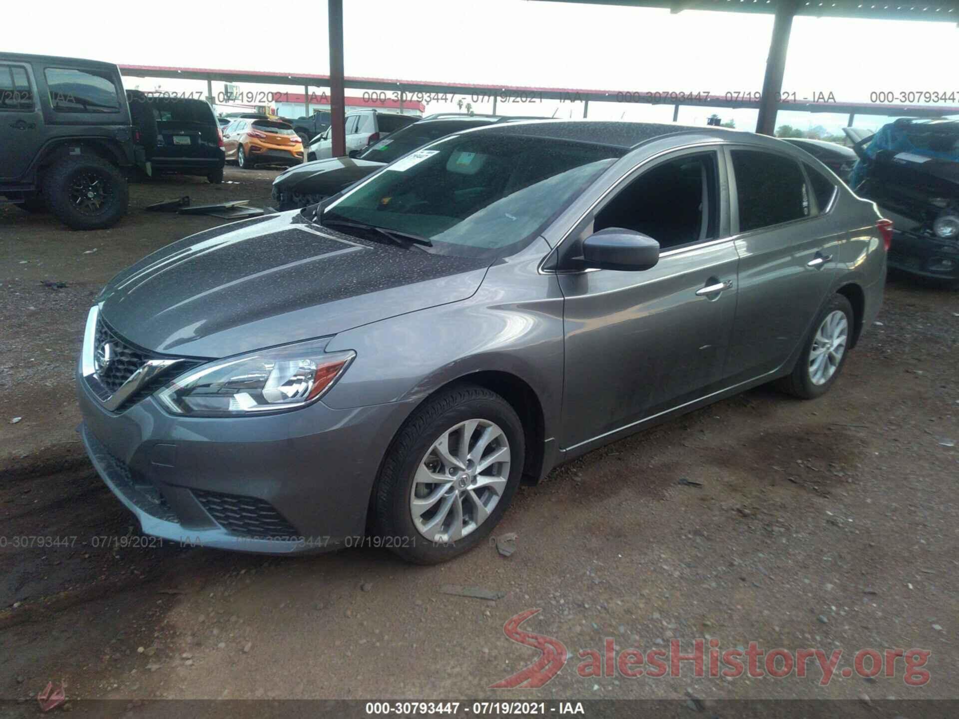 3N1AB7APXKY373822 2019 NISSAN SENTRA