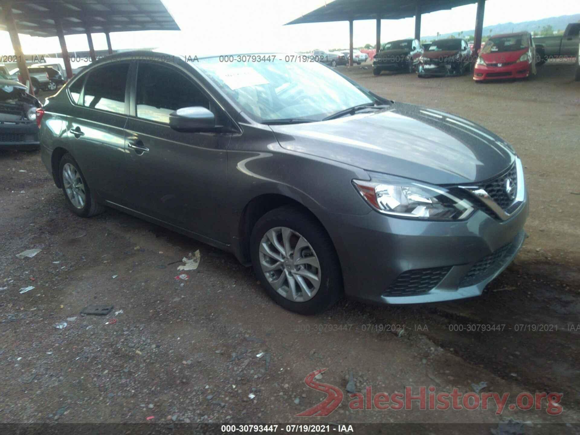 3N1AB7APXKY373822 2019 NISSAN SENTRA