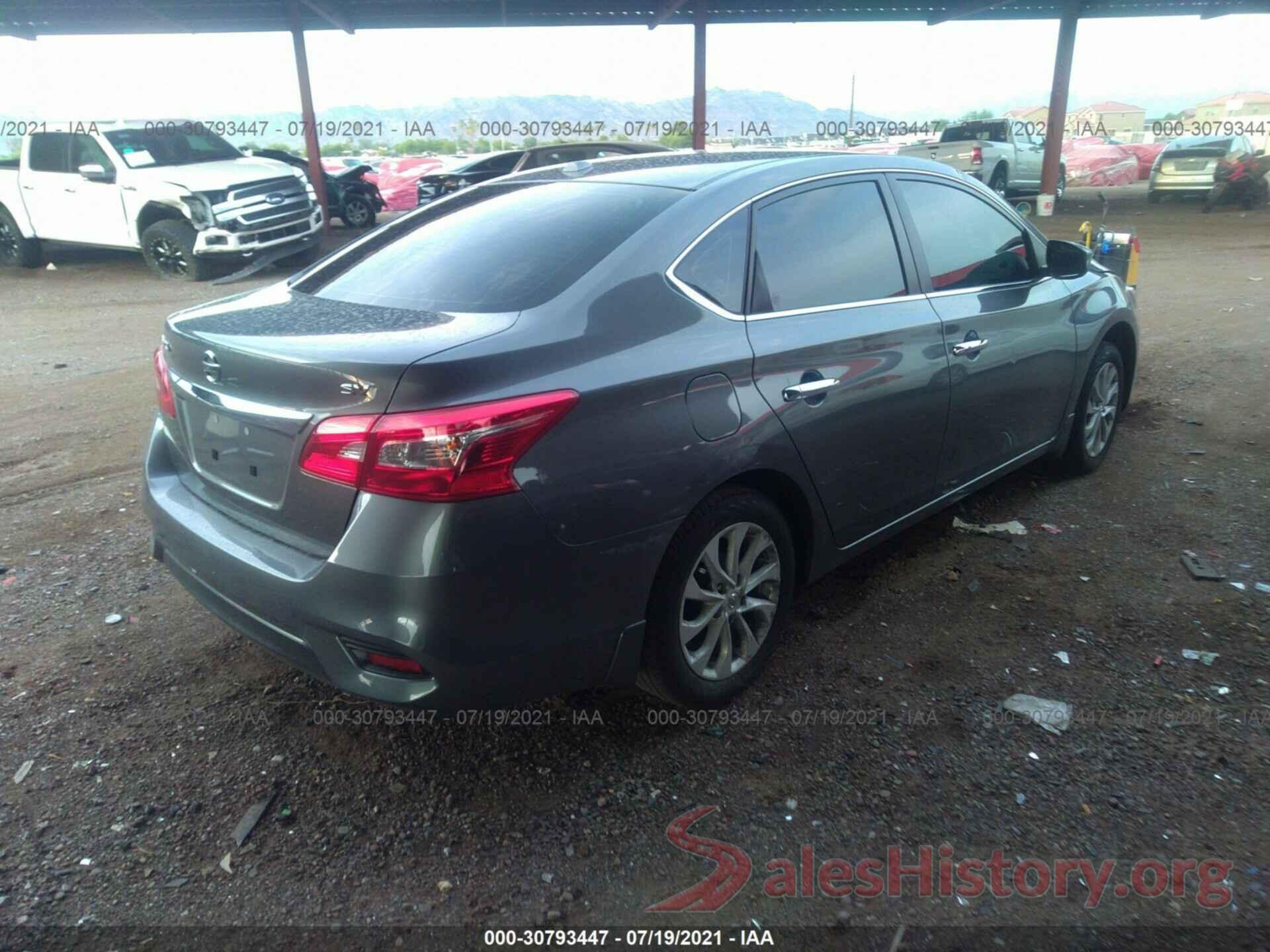 3N1AB7APXKY373822 2019 NISSAN SENTRA