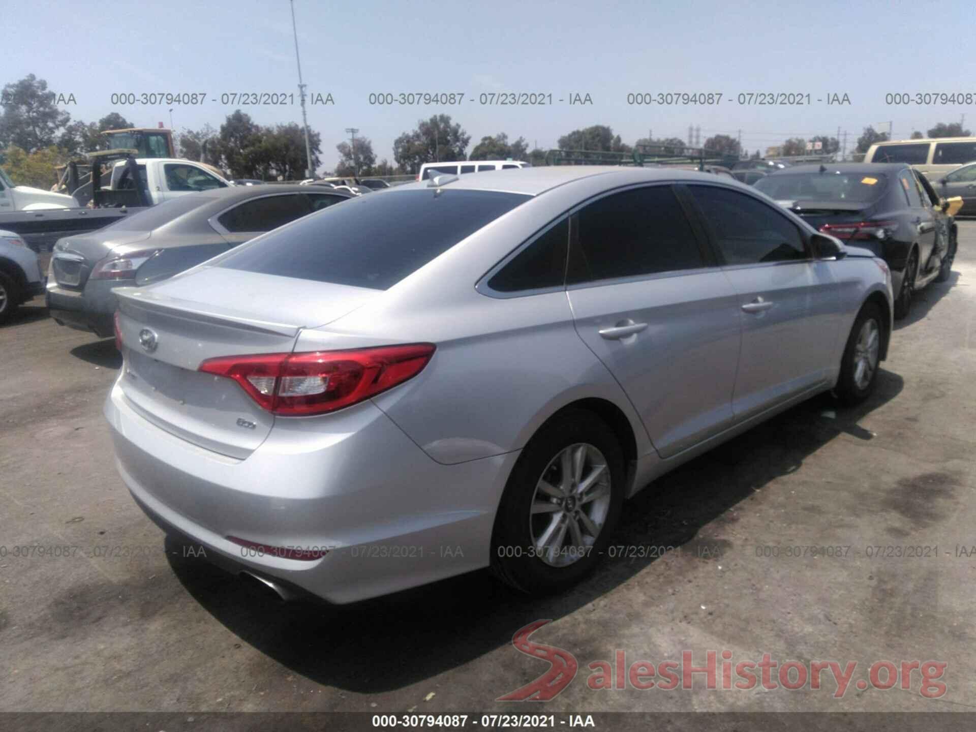 5NPE24AA4GH349917 2016 HYUNDAI SONATA