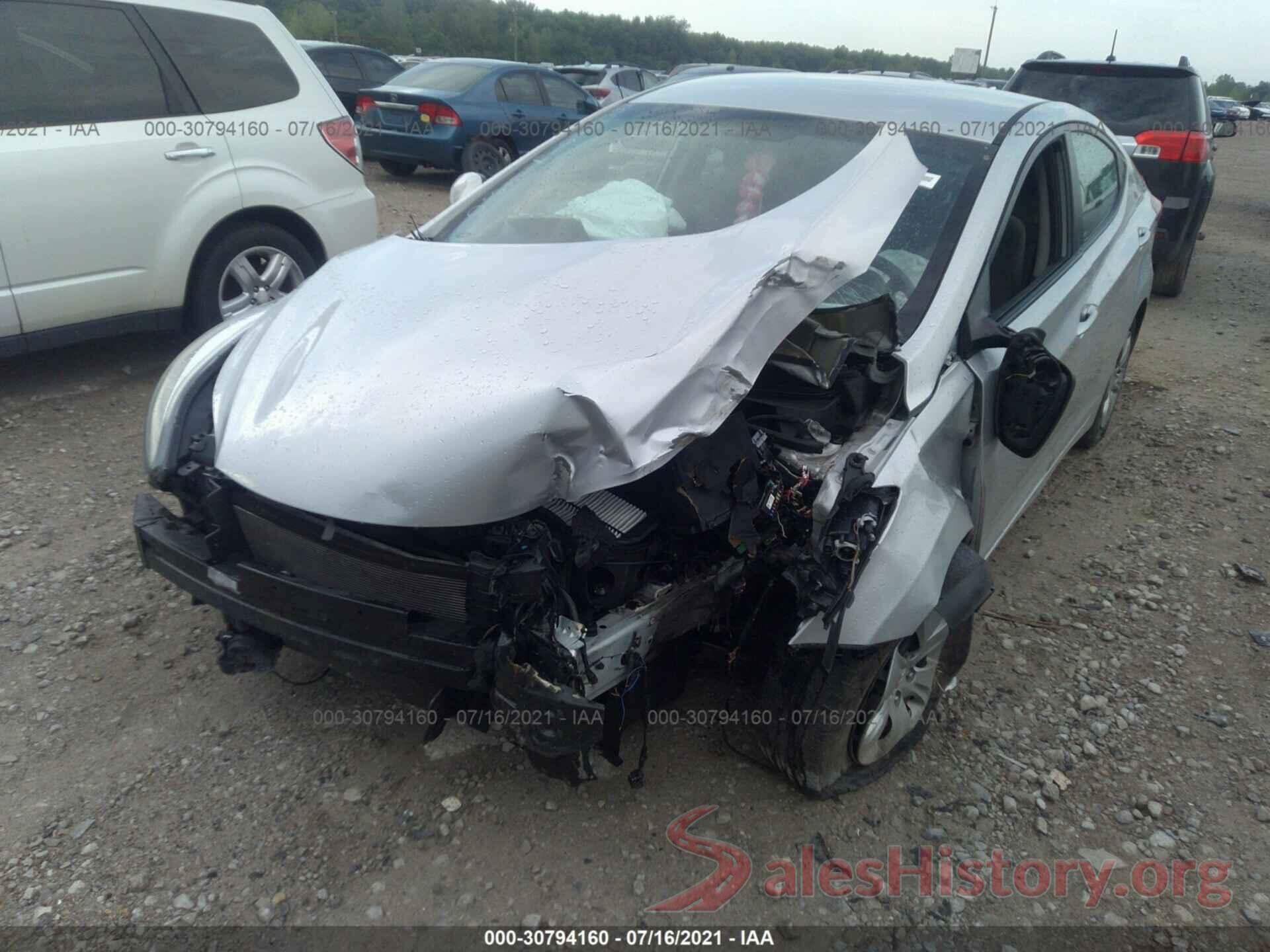 5NPDH4AE0GH667630 2016 HYUNDAI ELANTRA