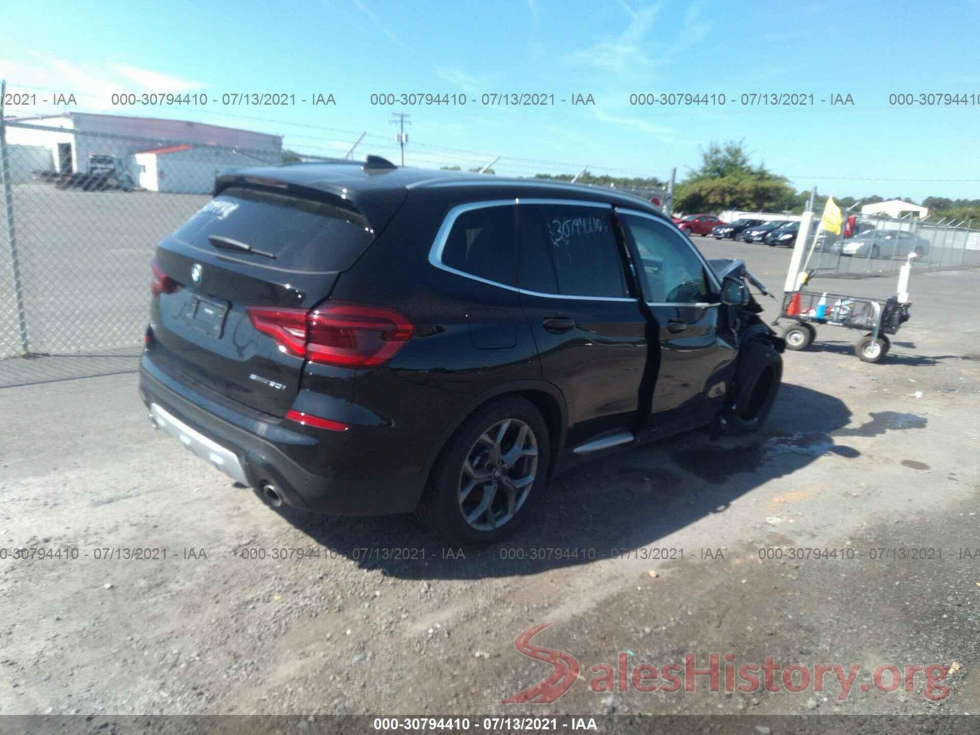 5UXTY3C06M9F20340 2021 BMW X3