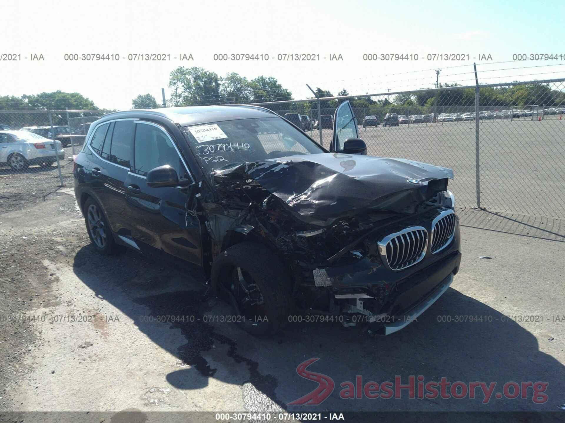 5UXTY3C06M9F20340 2021 BMW X3