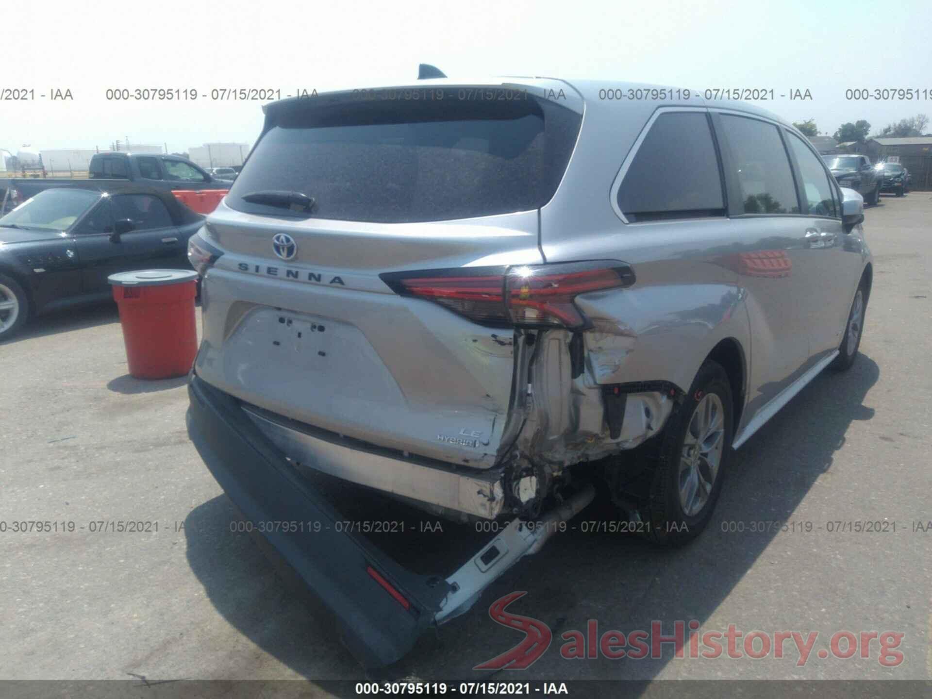 5TDKRKEC9MS029321 2021 TOYOTA SIENNA