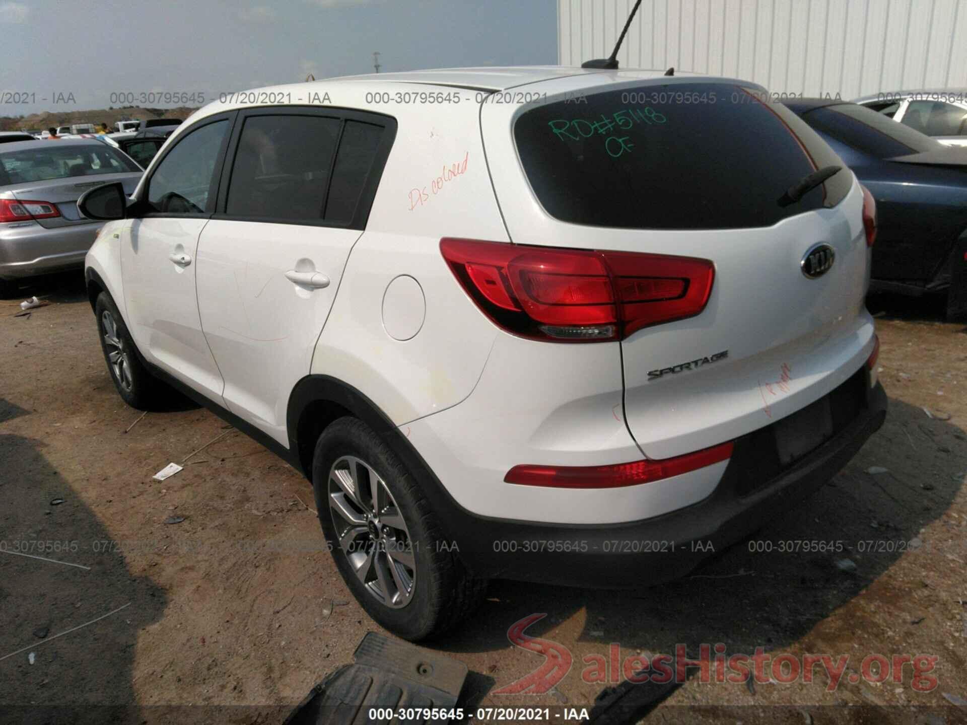 KNDPBCAC6G7871747 2016 KIA SPORTAGE