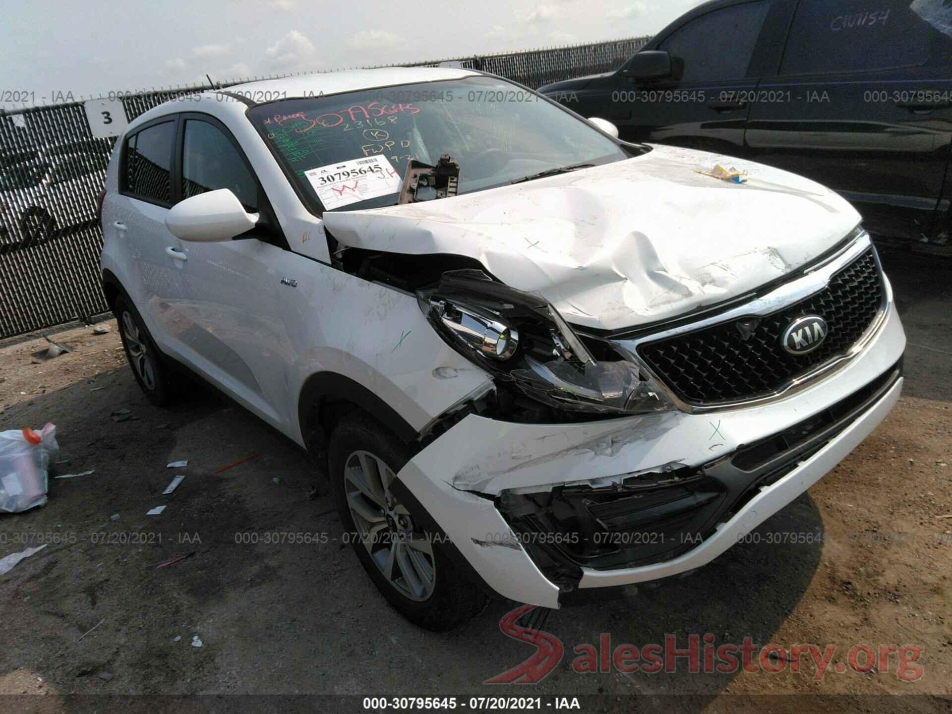 KNDPBCAC6G7871747 2016 KIA SPORTAGE