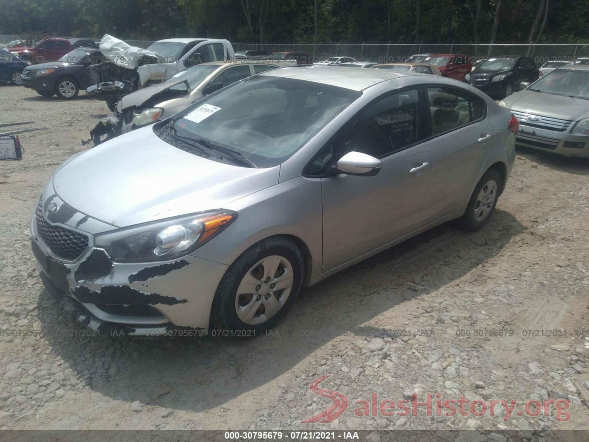 KNAFX4A66G5537191 2016 KIA FORTE