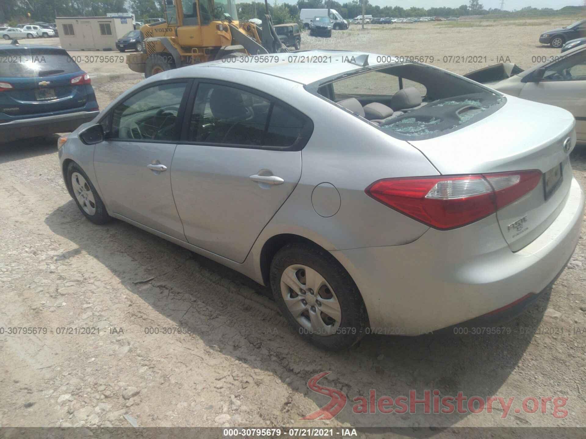 KNAFX4A66G5537191 2016 KIA FORTE