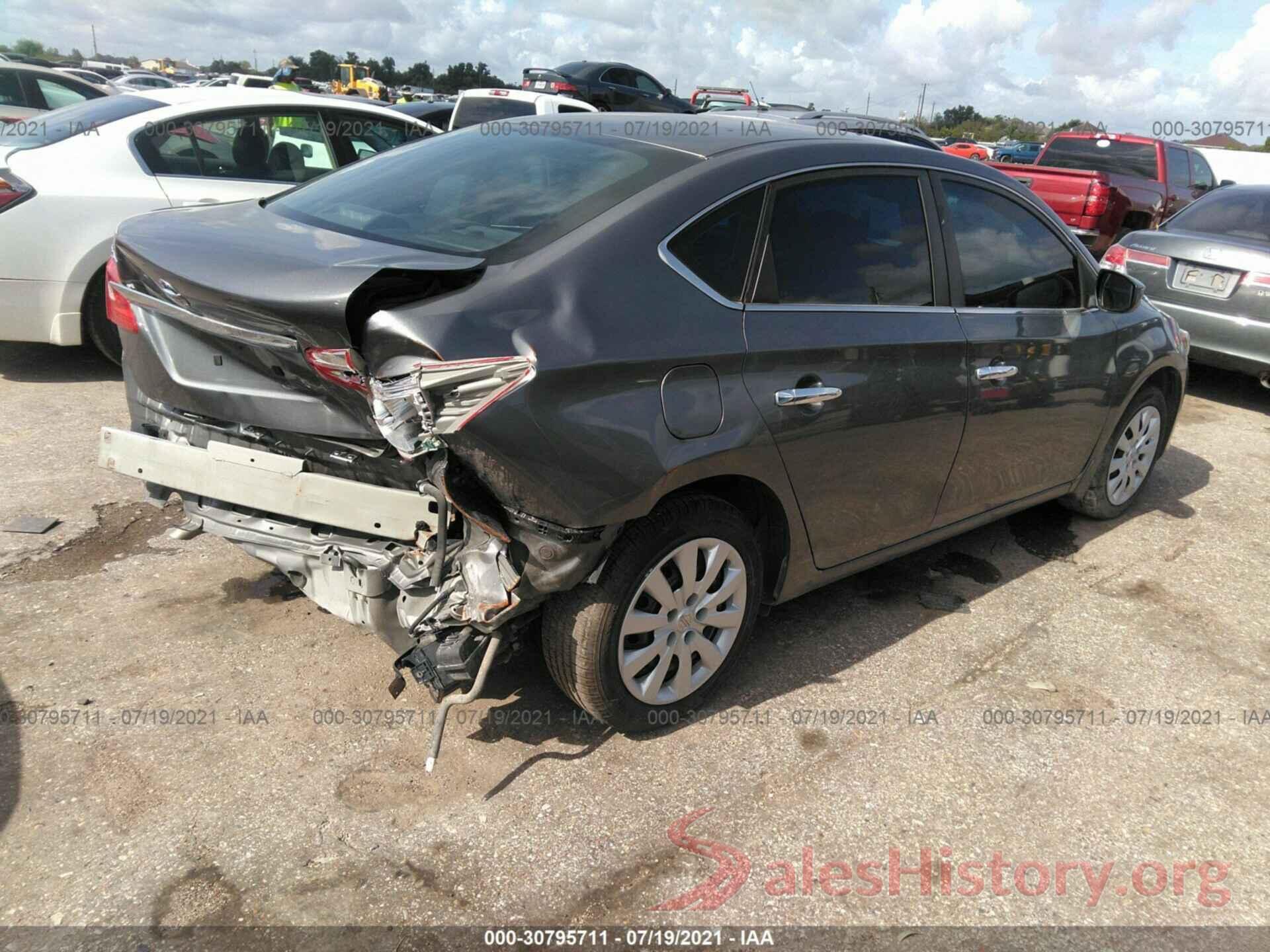 3N1AB7APXKY221443 2019 NISSAN SENTRA