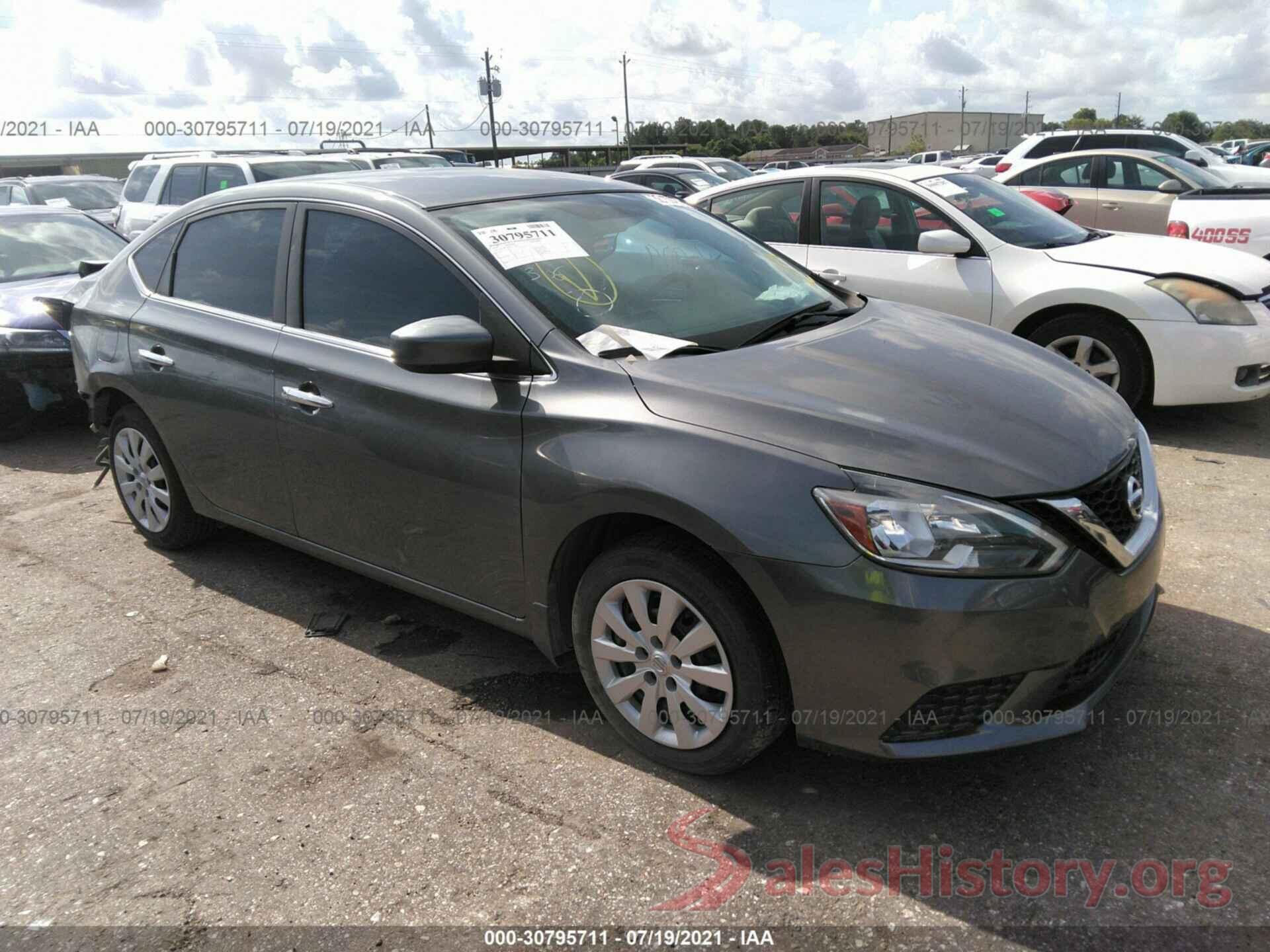 3N1AB7APXKY221443 2019 NISSAN SENTRA