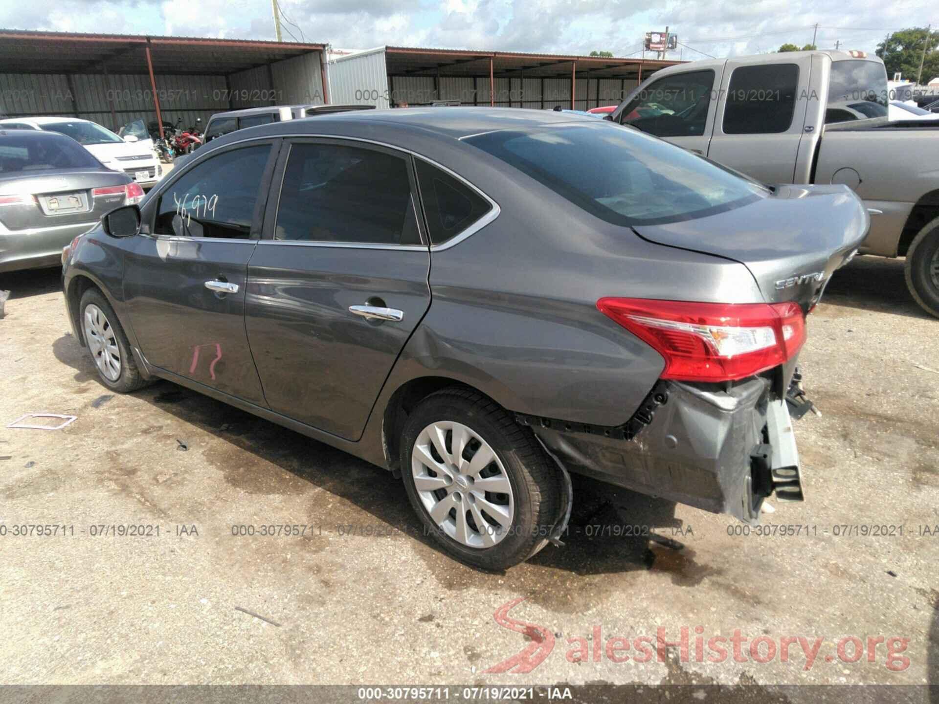 3N1AB7APXKY221443 2019 NISSAN SENTRA