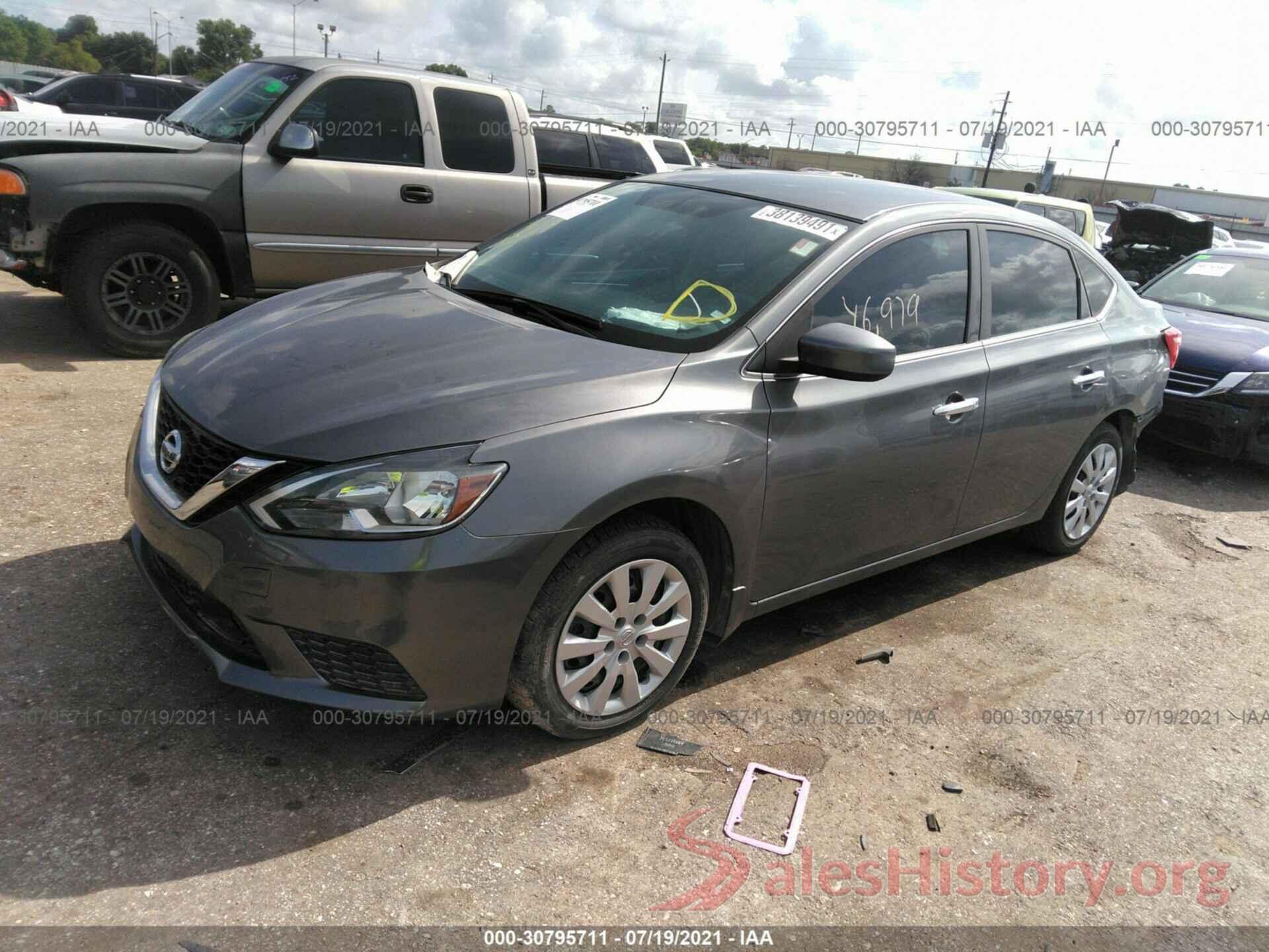 3N1AB7APXKY221443 2019 NISSAN SENTRA