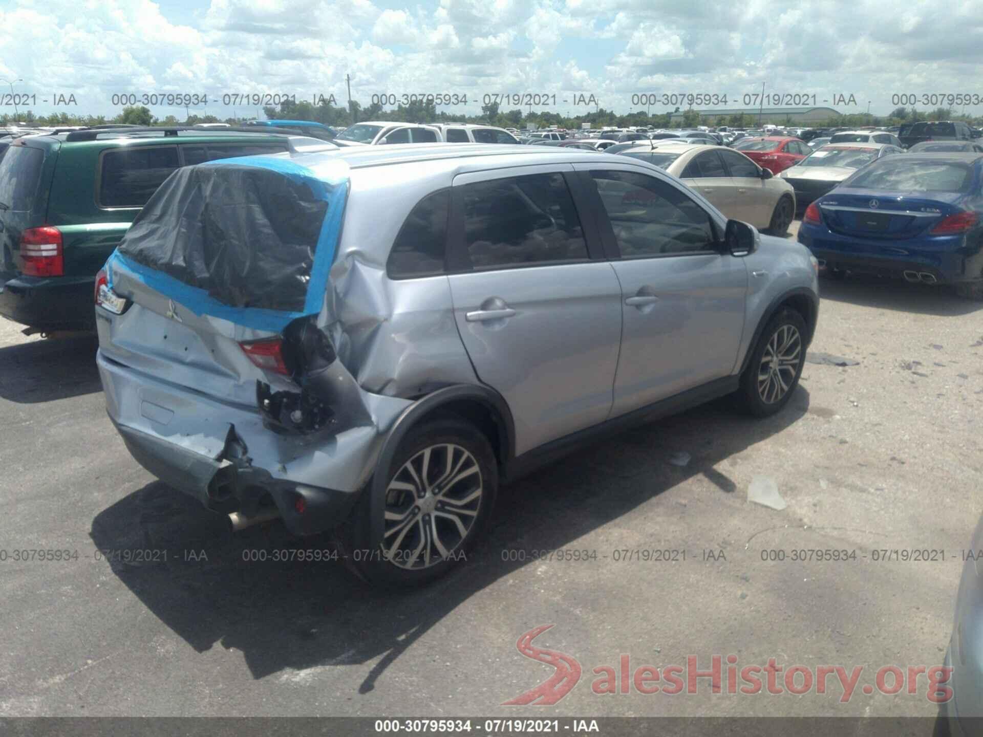 JA4AP3AU9HZ053834 2017 MITSUBISHI OUTLANDER SPORT