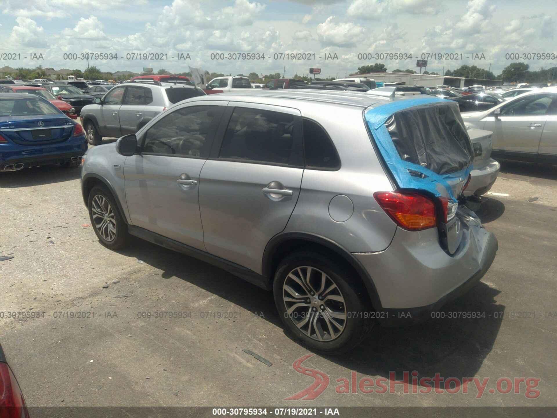 JA4AP3AU9HZ053834 2017 MITSUBISHI OUTLANDER SPORT