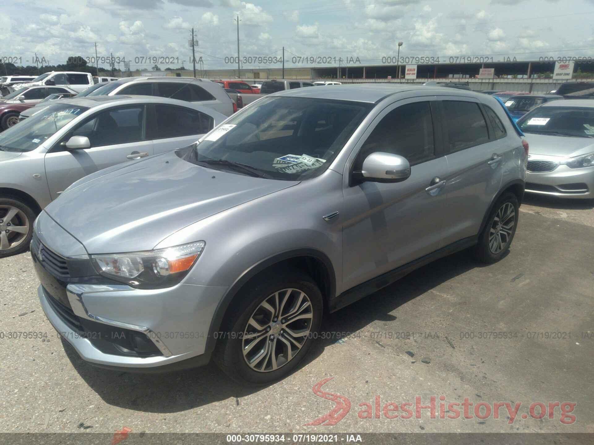 JA4AP3AU9HZ053834 2017 MITSUBISHI OUTLANDER SPORT