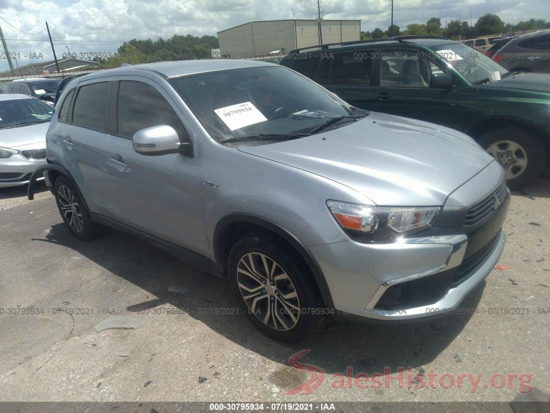 JA4AP3AU9HZ053834 2017 MITSUBISHI OUTLANDER SPORT