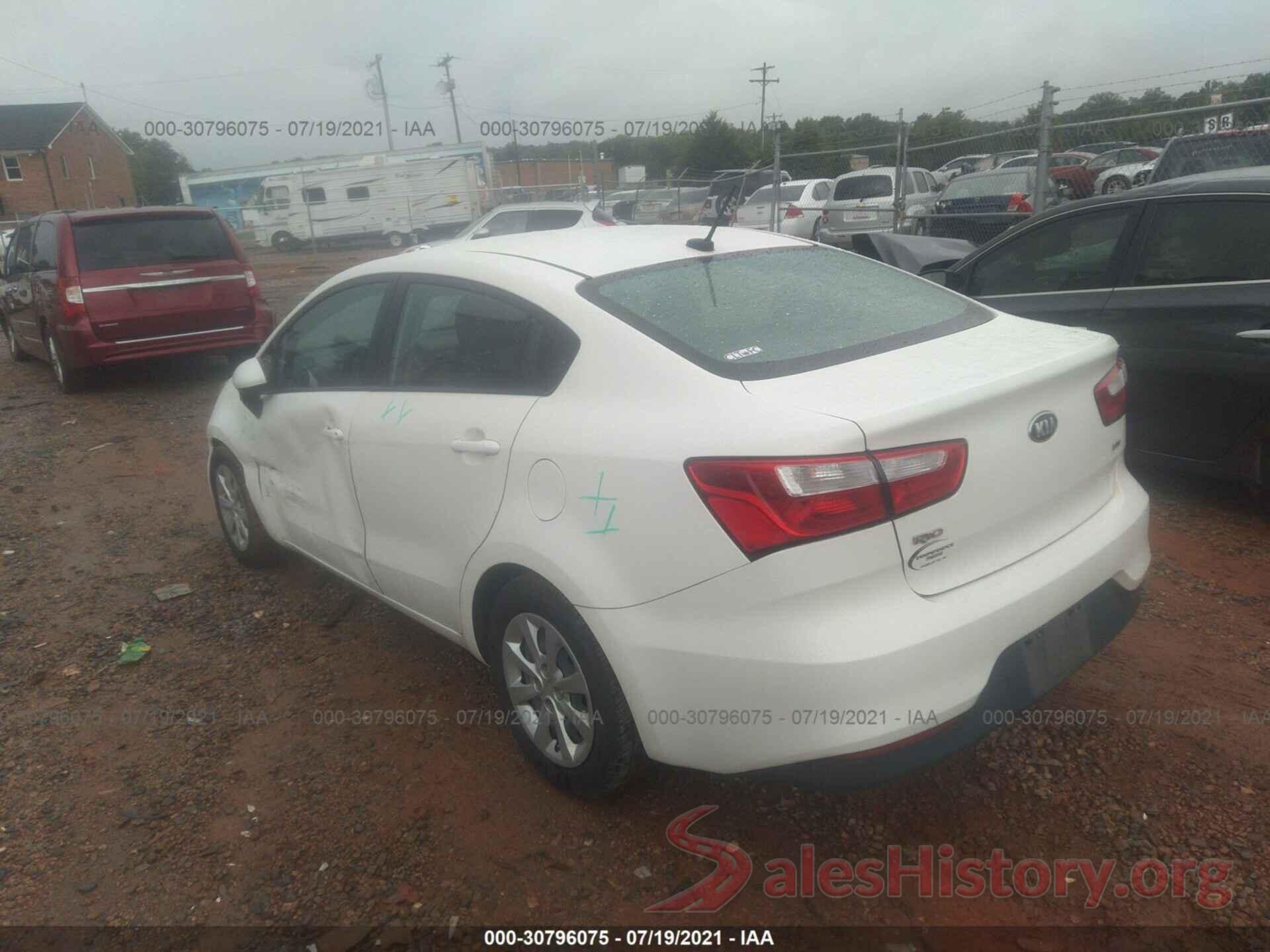 KNADM4A33G6692670 2016 KIA RIO