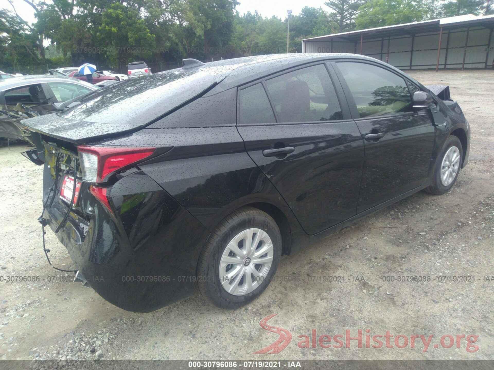 JTDKAMFU0M3150475 2021 TOYOTA PRIUS