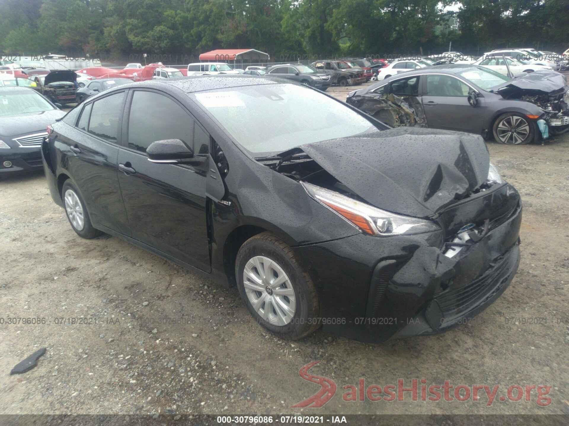 JTDKAMFU0M3150475 2021 TOYOTA PRIUS