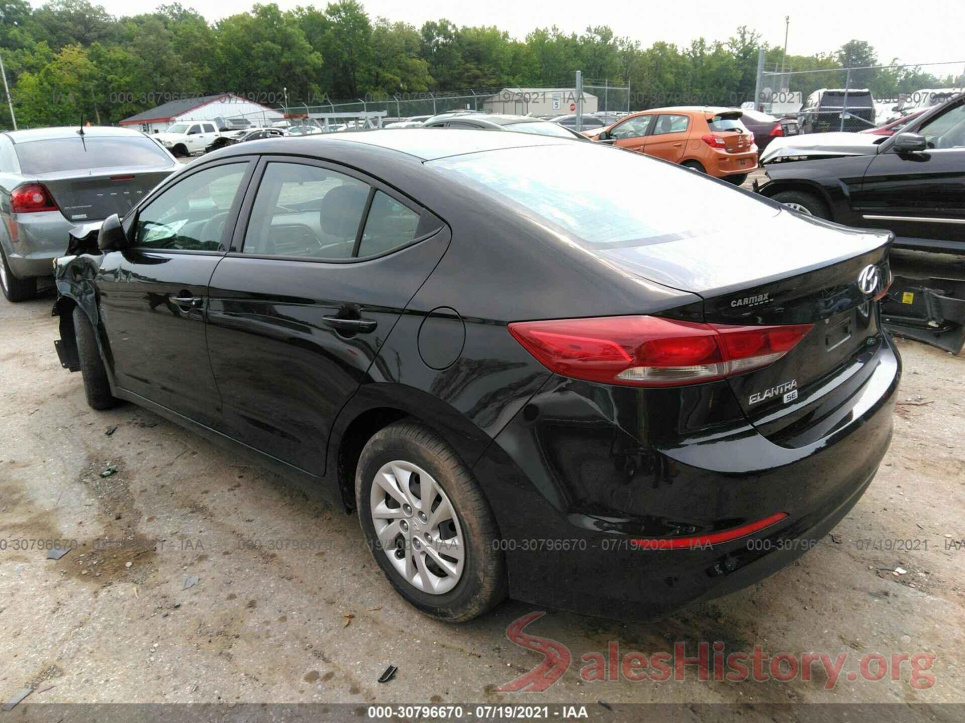 5NPD74LF5JH227158 2018 HYUNDAI ELANTRA