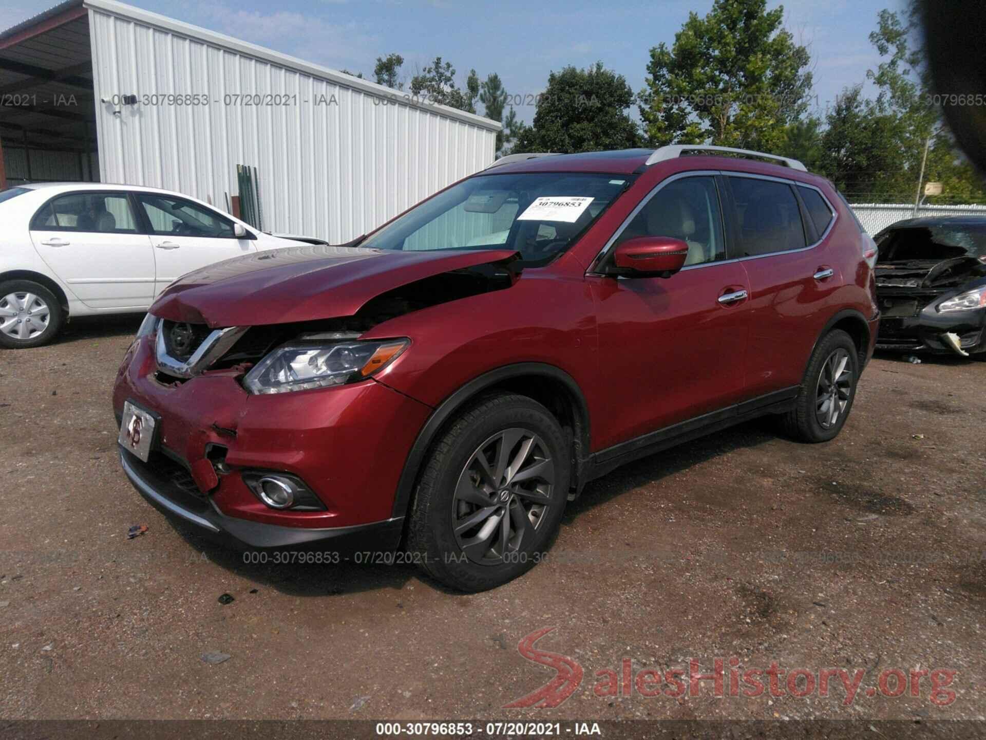 5N1AT2MT7GC871400 2016 NISSAN ROGUE