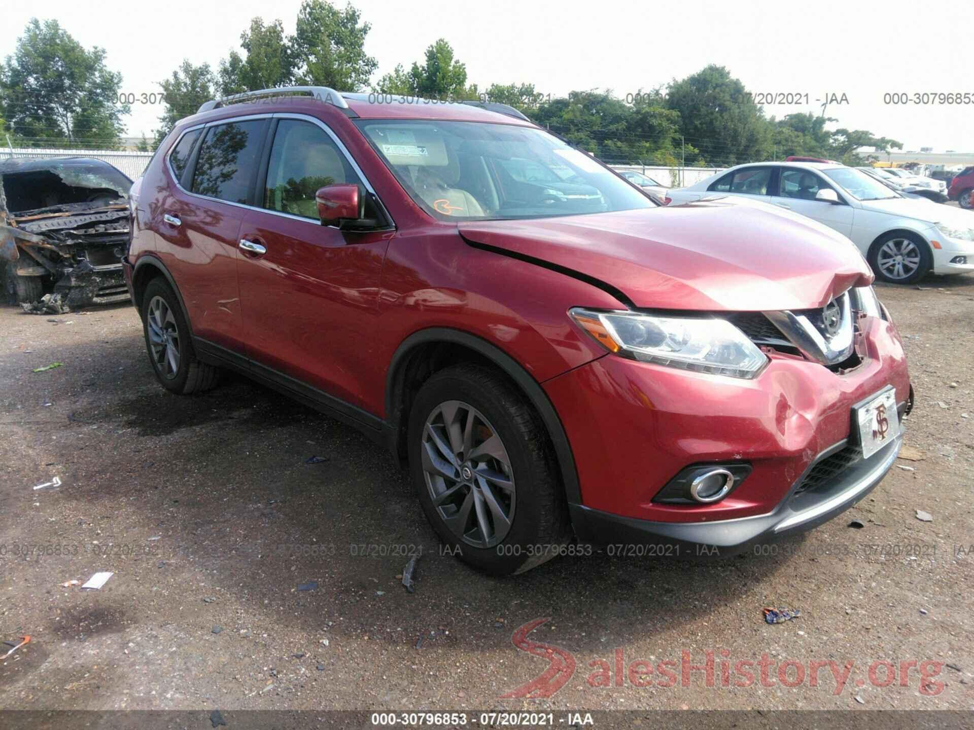 5N1AT2MT7GC871400 2016 NISSAN ROGUE