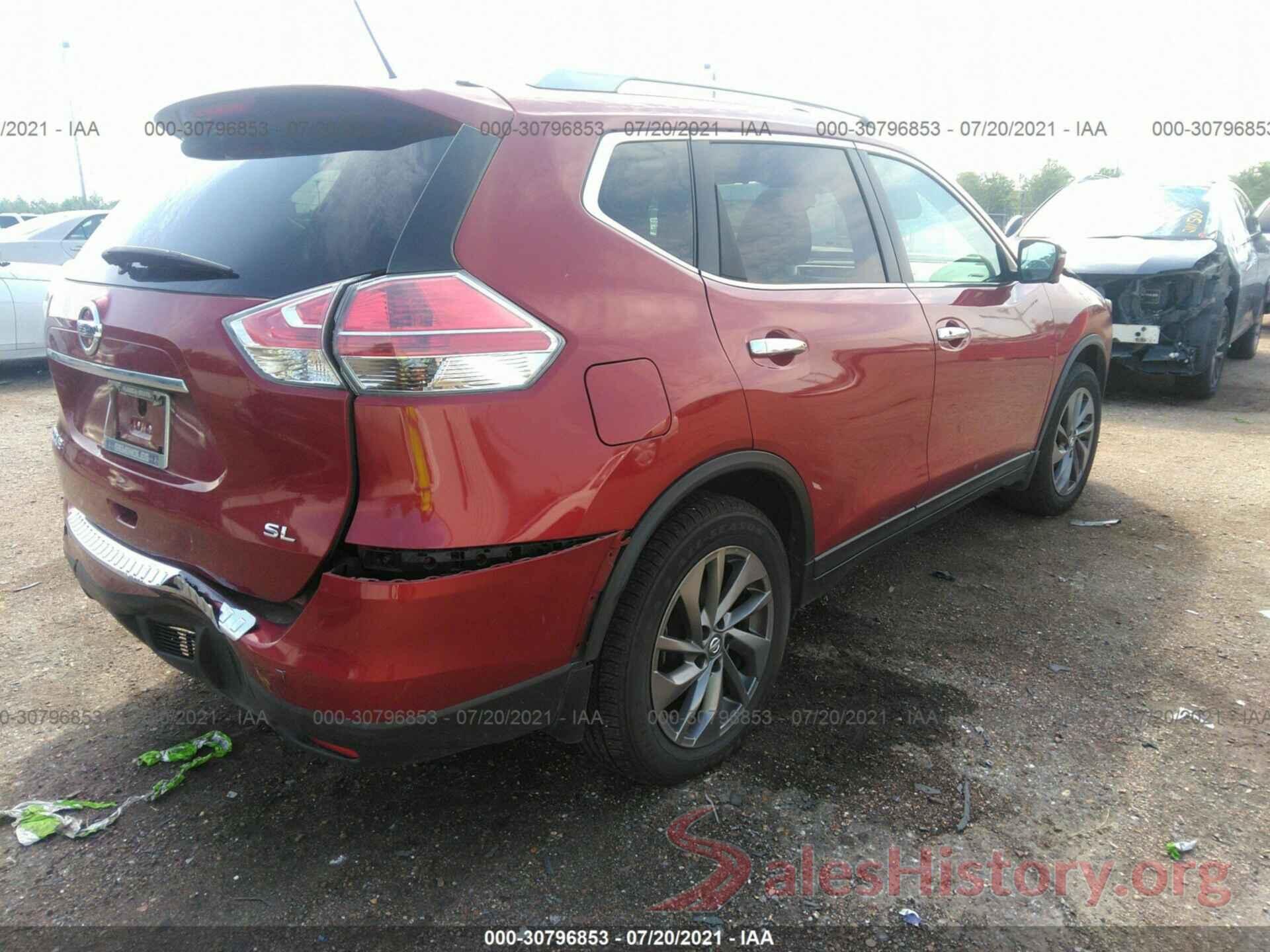 5N1AT2MT7GC871400 2016 NISSAN ROGUE