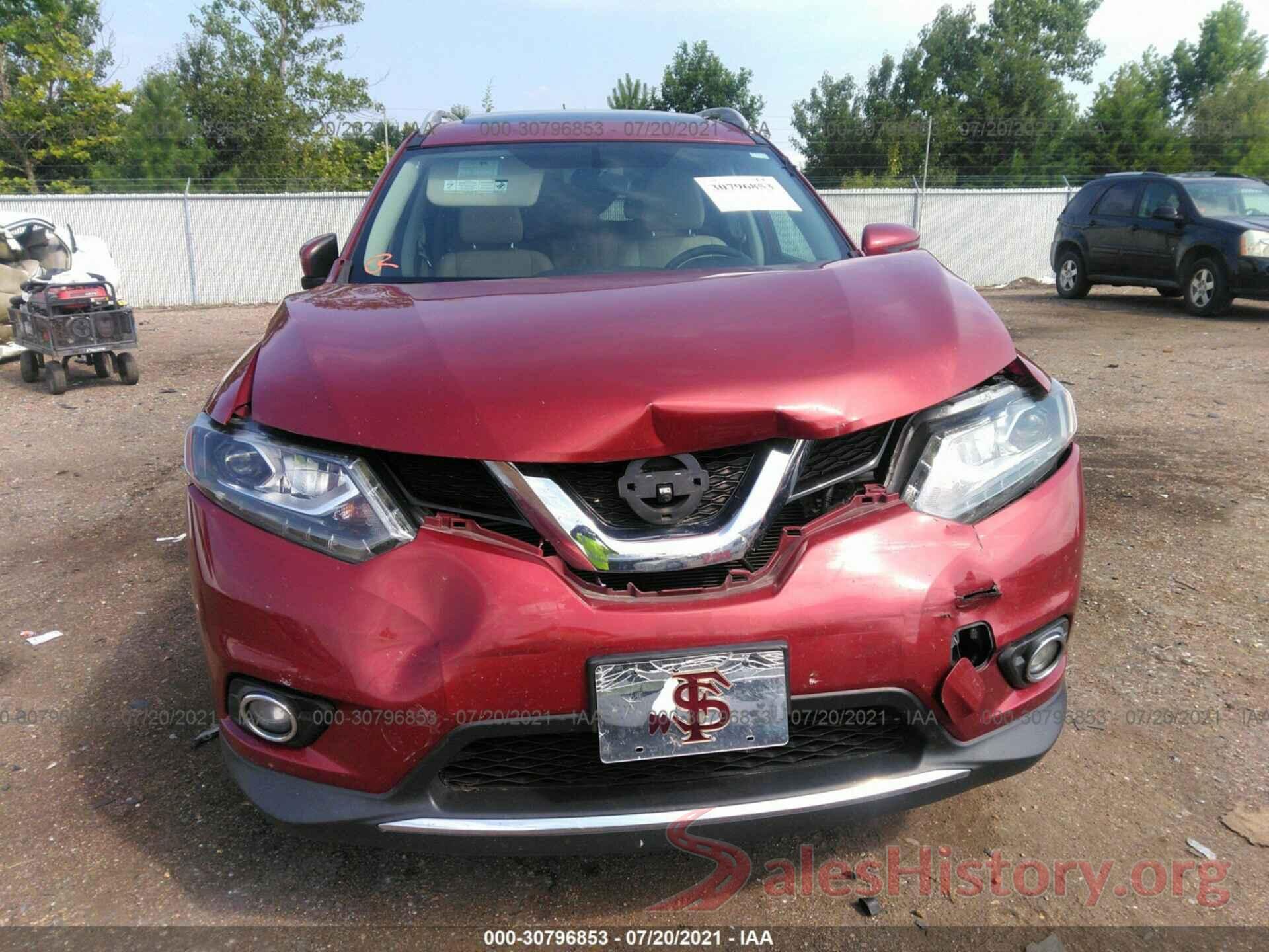 5N1AT2MT7GC871400 2016 NISSAN ROGUE