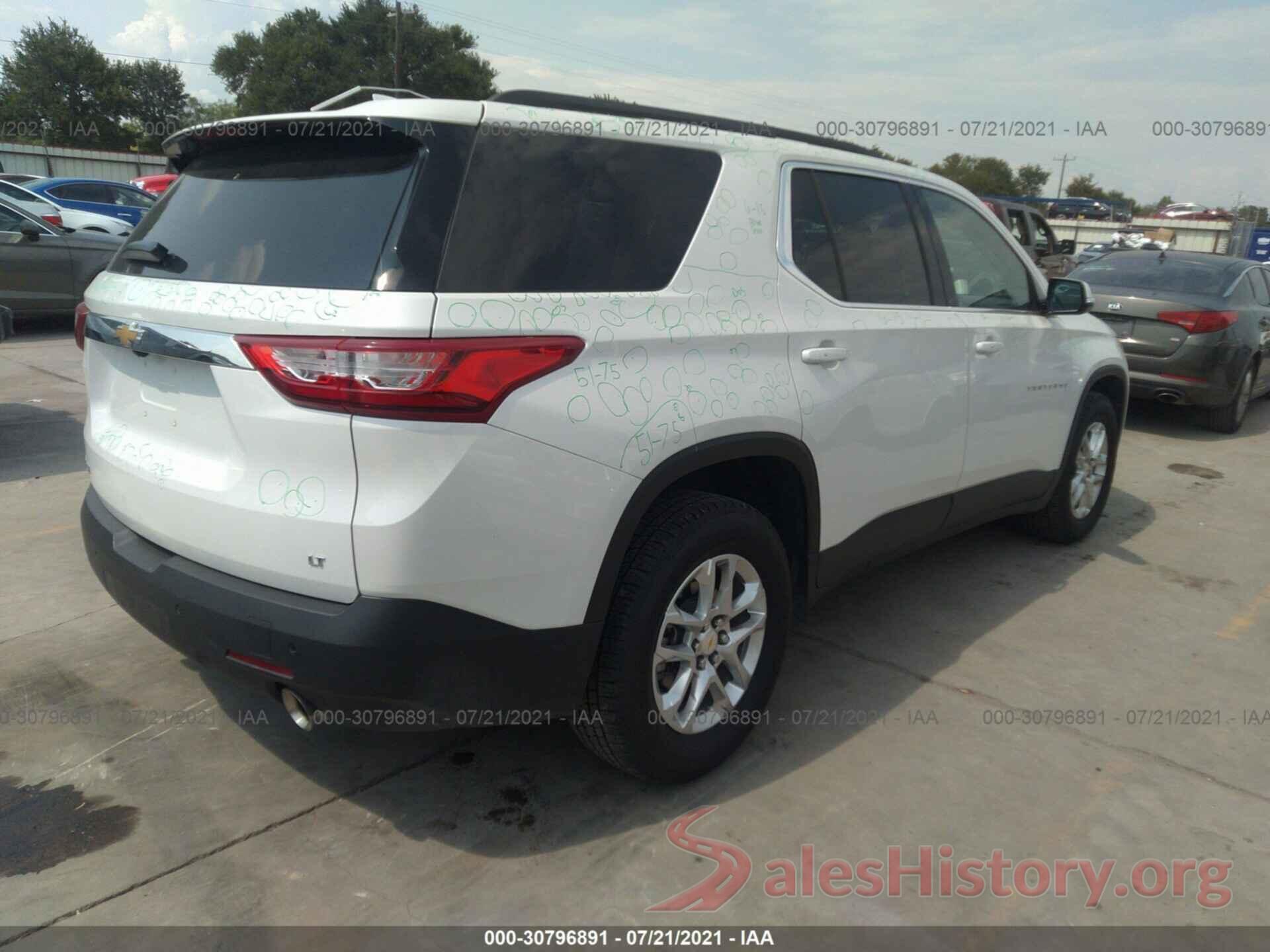 1GNERGKW6LJ158872 2020 CHEVROLET TRAVERSE