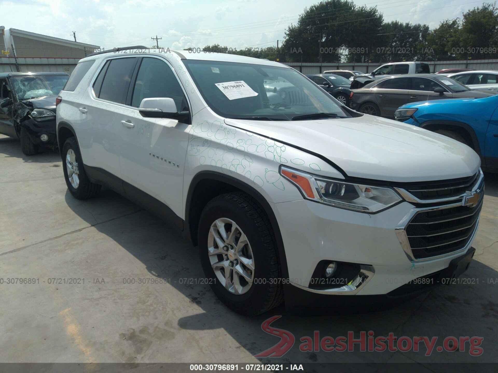 1GNERGKW6LJ158872 2020 CHEVROLET TRAVERSE