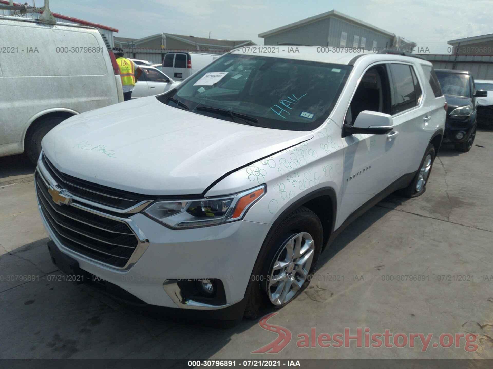 1GNERGKW6LJ158872 2020 CHEVROLET TRAVERSE