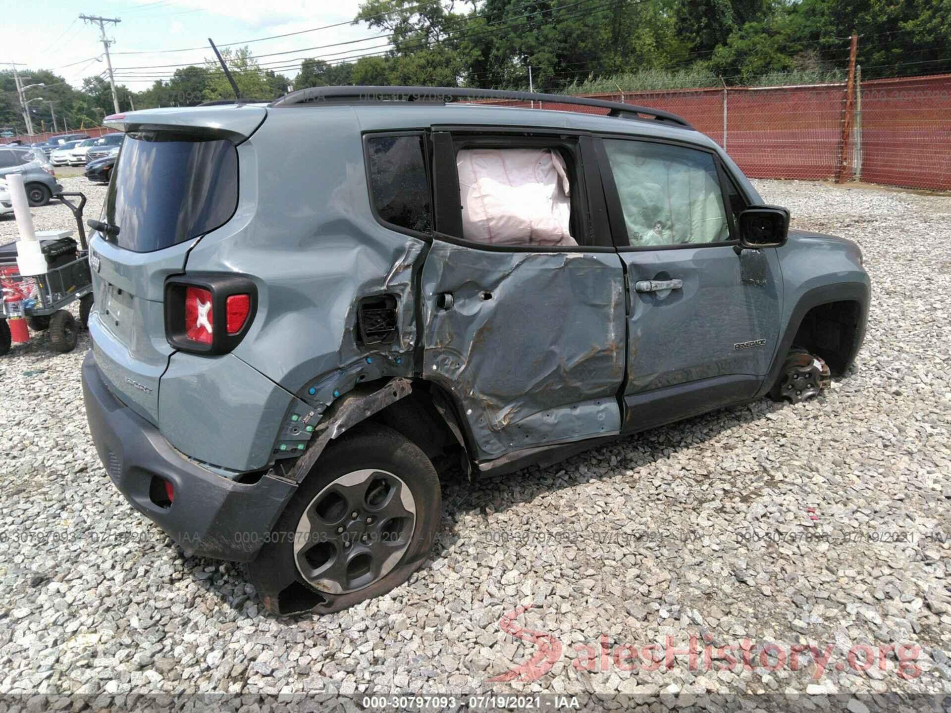 ZACCJBAT9GPE43377 2016 JEEP RENEGADE