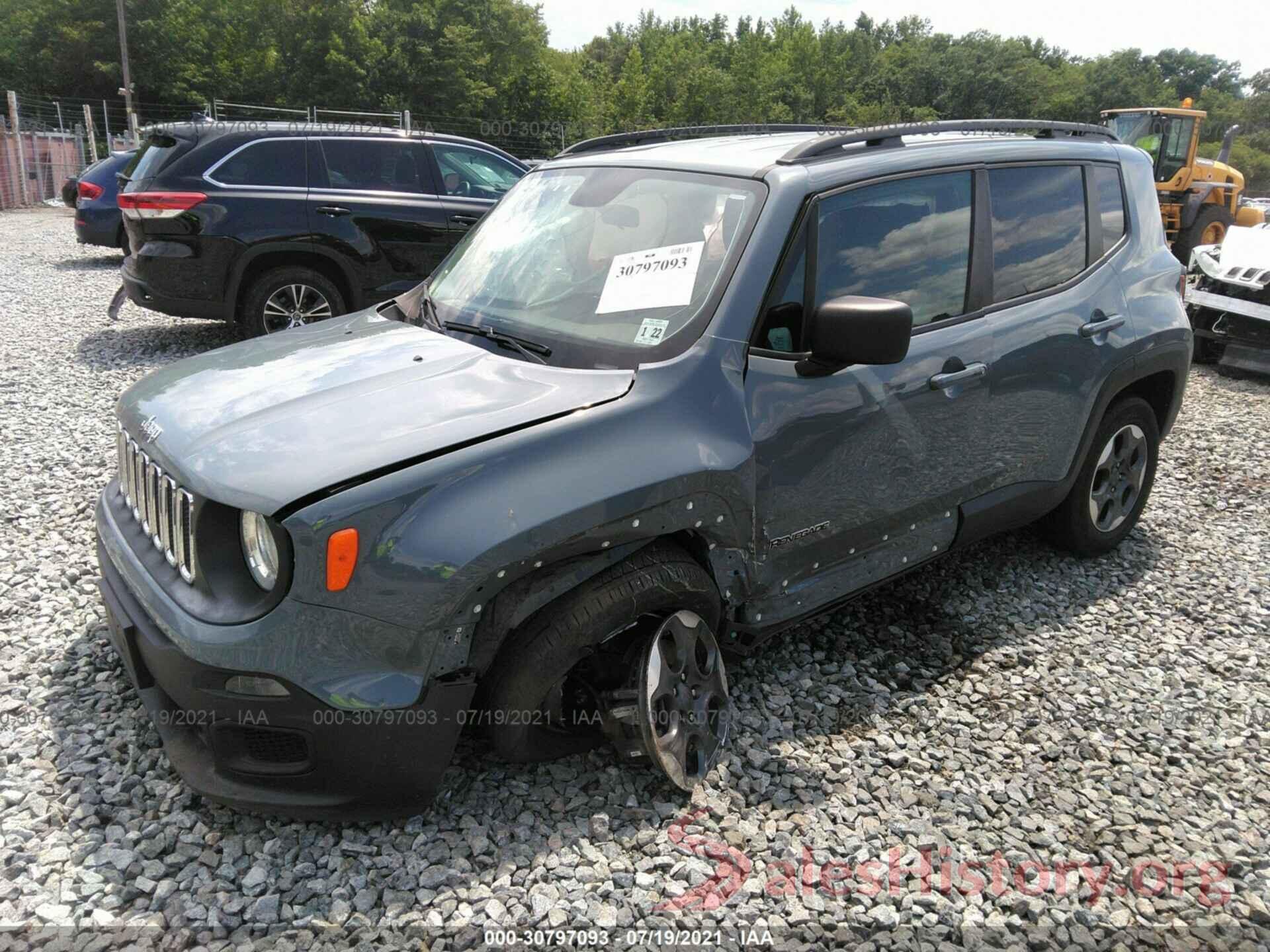 ZACCJBAT9GPE43377 2016 JEEP RENEGADE