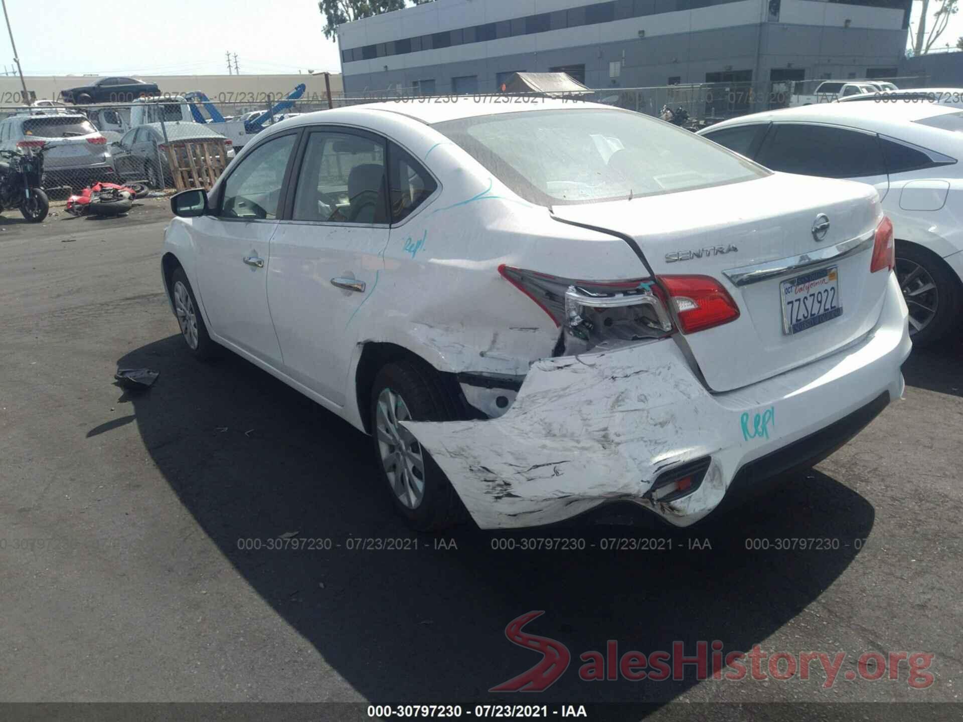 3N1AB7APXGY238637 2016 NISSAN SENTRA