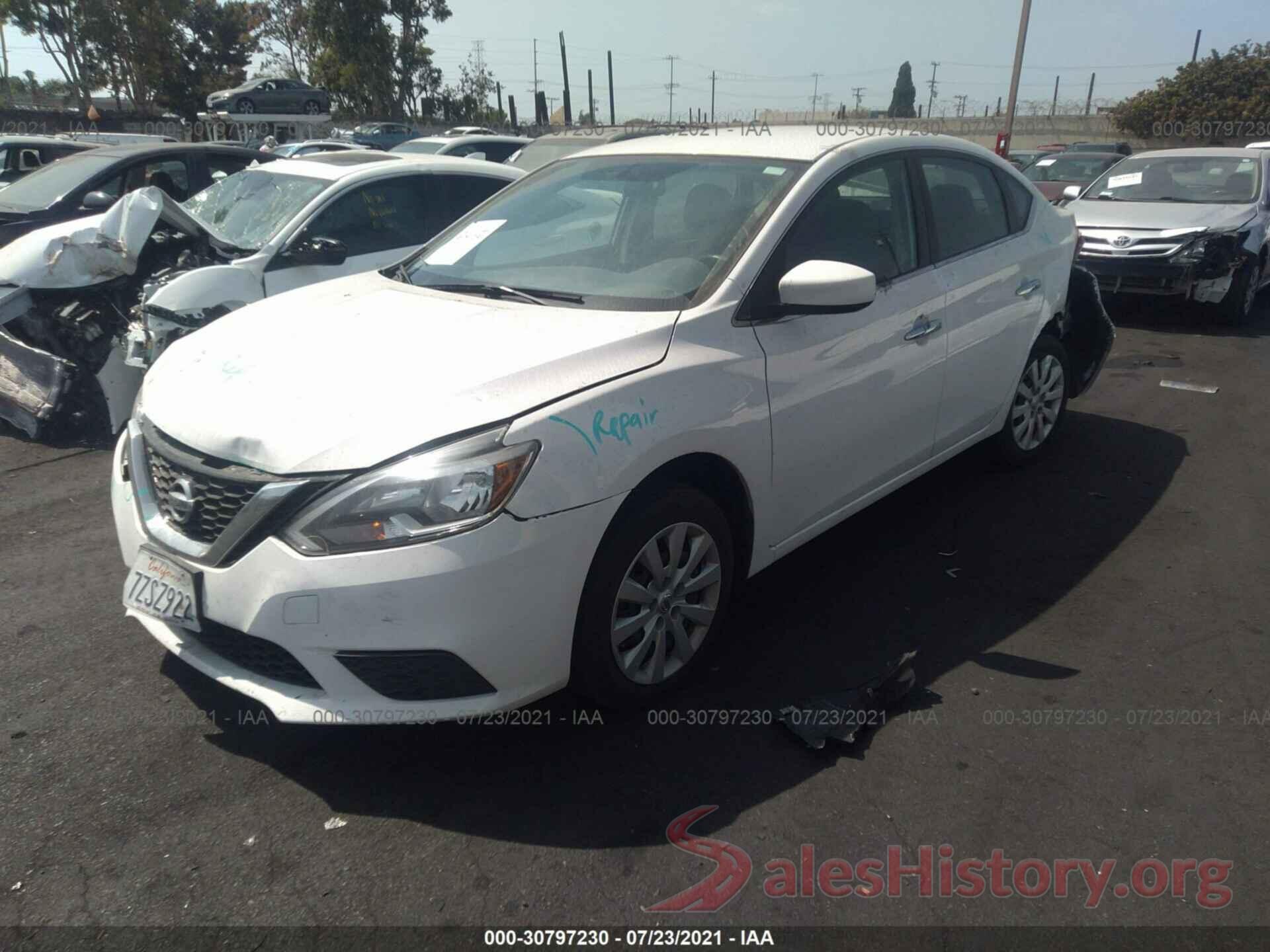 3N1AB7APXGY238637 2016 NISSAN SENTRA