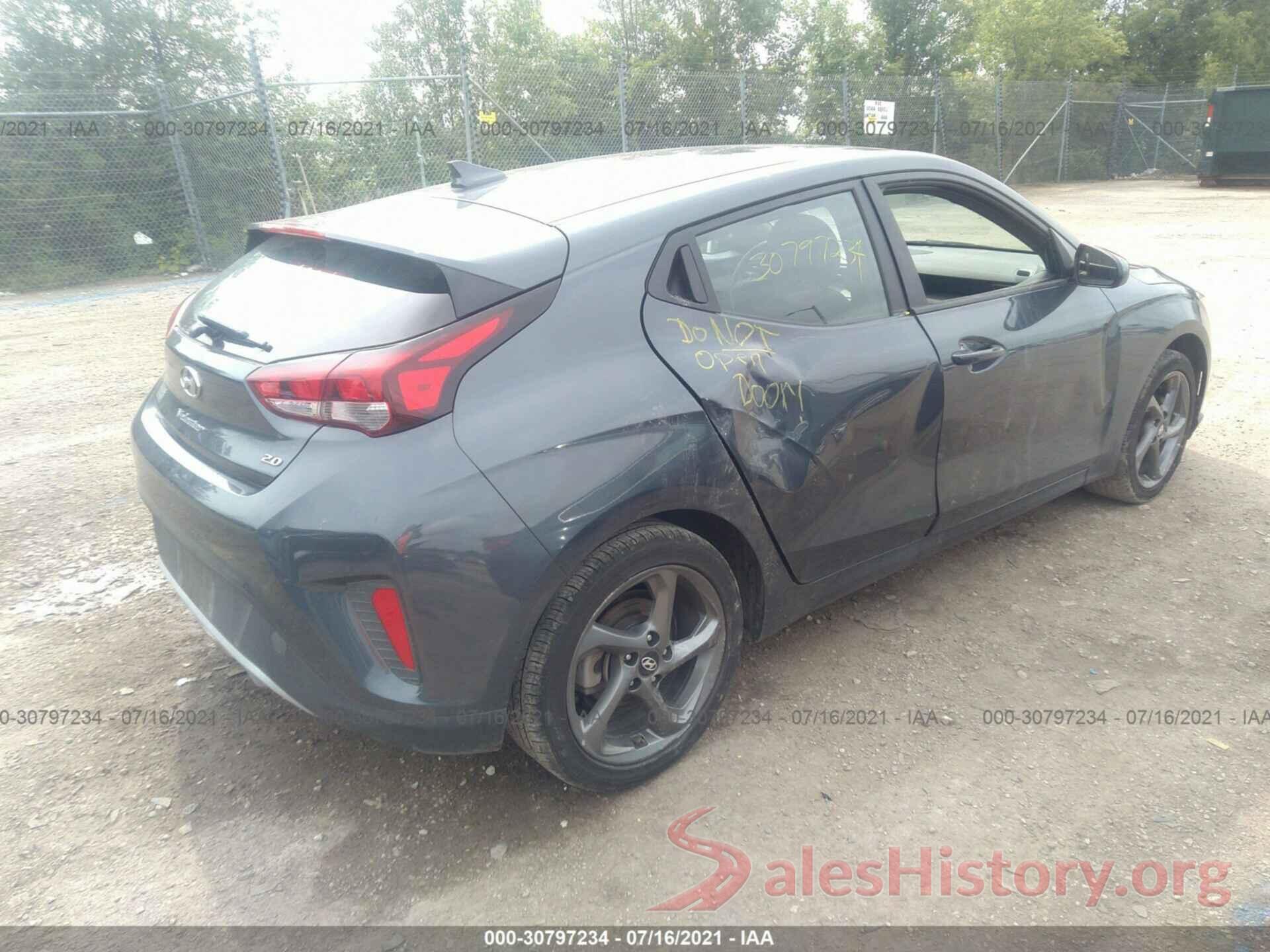 KMHTG6AFXKU016163 2019 HYUNDAI VELOSTER