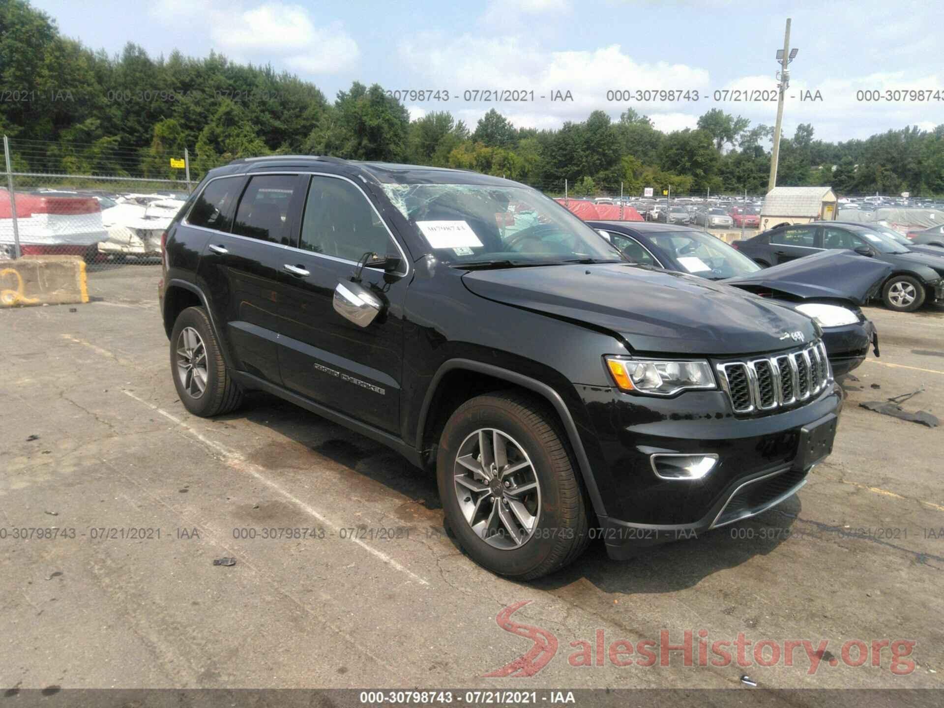 1C4RJFBG7LC231482 2020 JEEP GRAND CHEROKEE