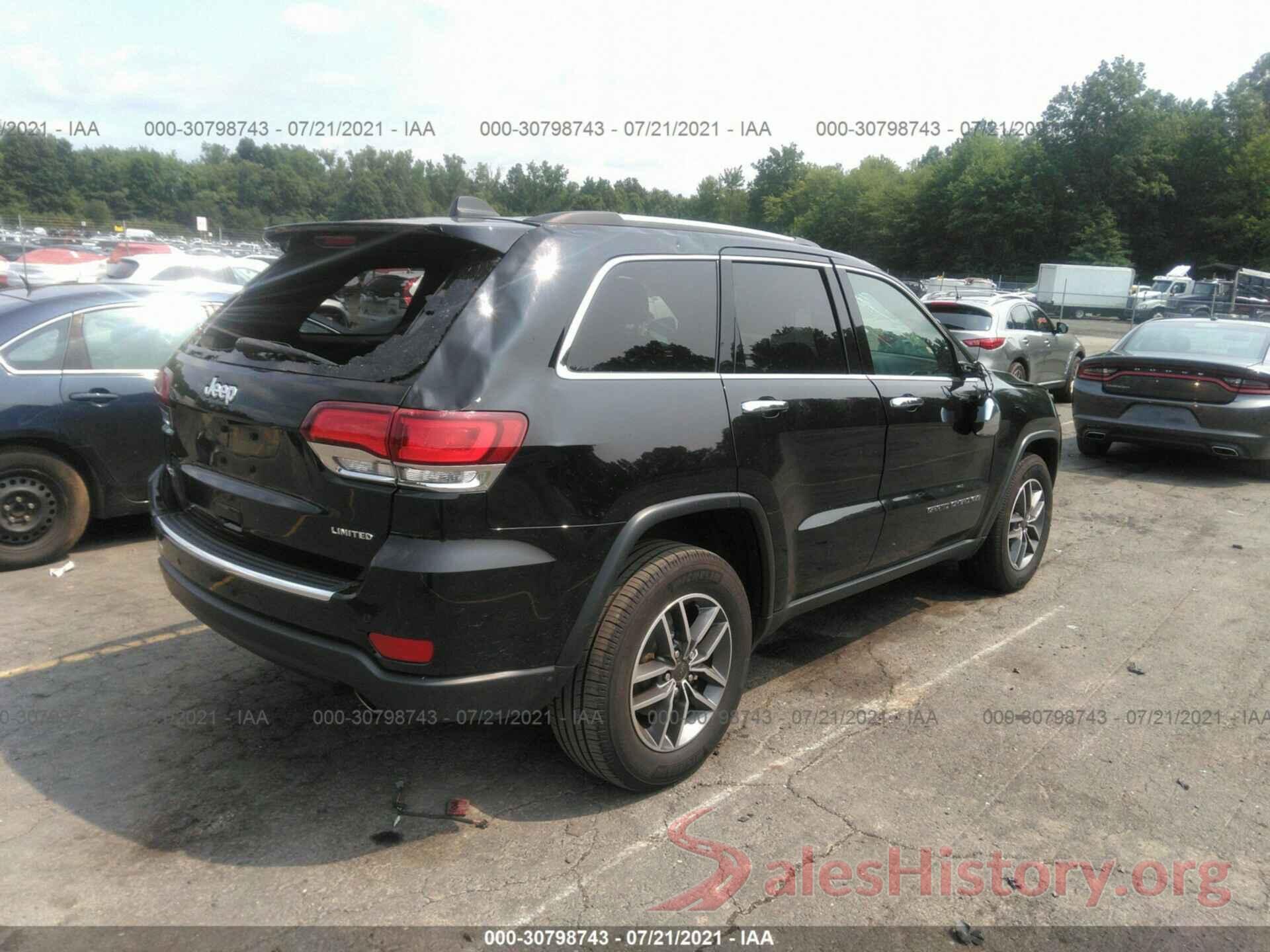 1C4RJFBG7LC231482 2020 JEEP GRAND CHEROKEE