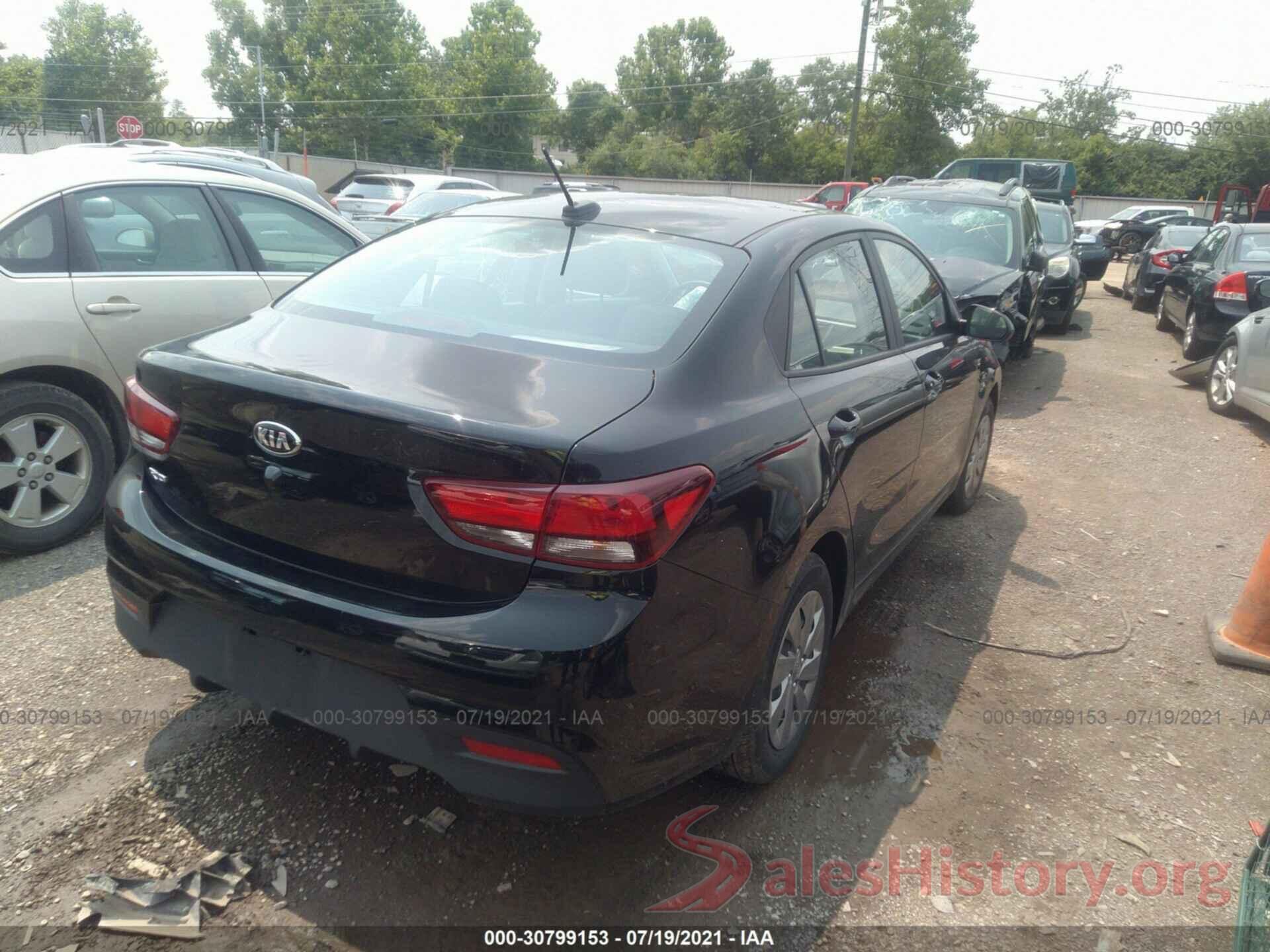 3KPA24AD7LE335615 2020 KIA RIO