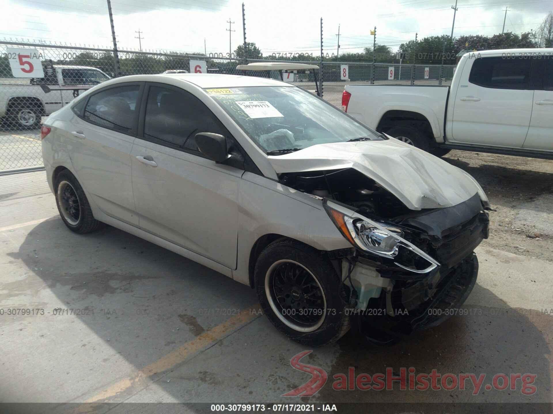 KMHCT4AE3GU989447 2016 HYUNDAI ACCENT