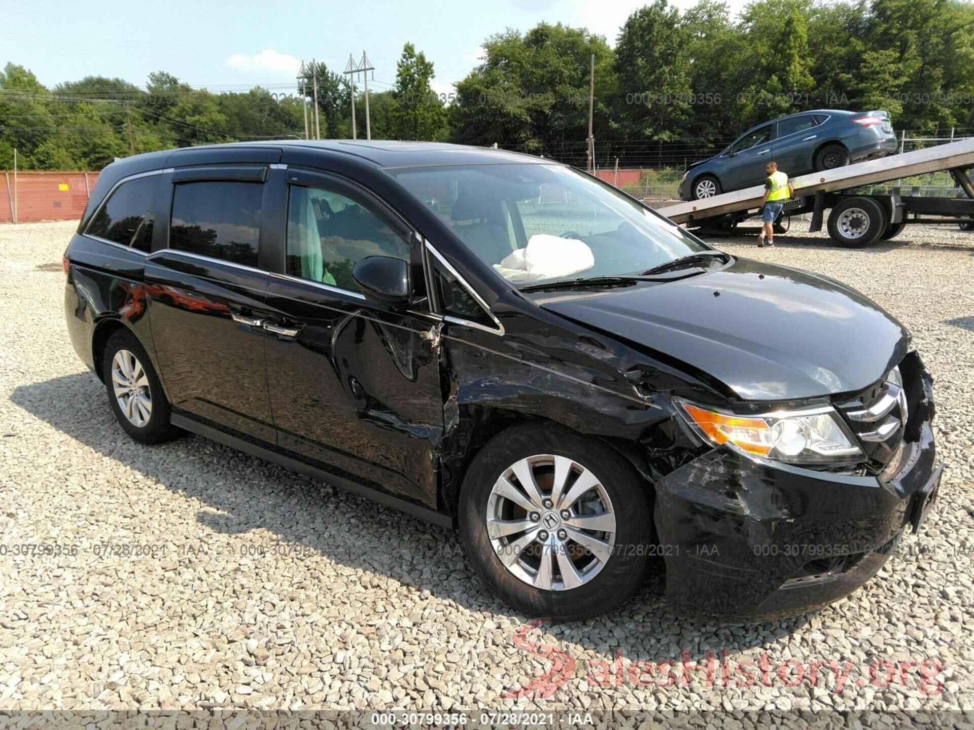 5FNRL5H65GB152663 2016 HONDA ODYSSEY