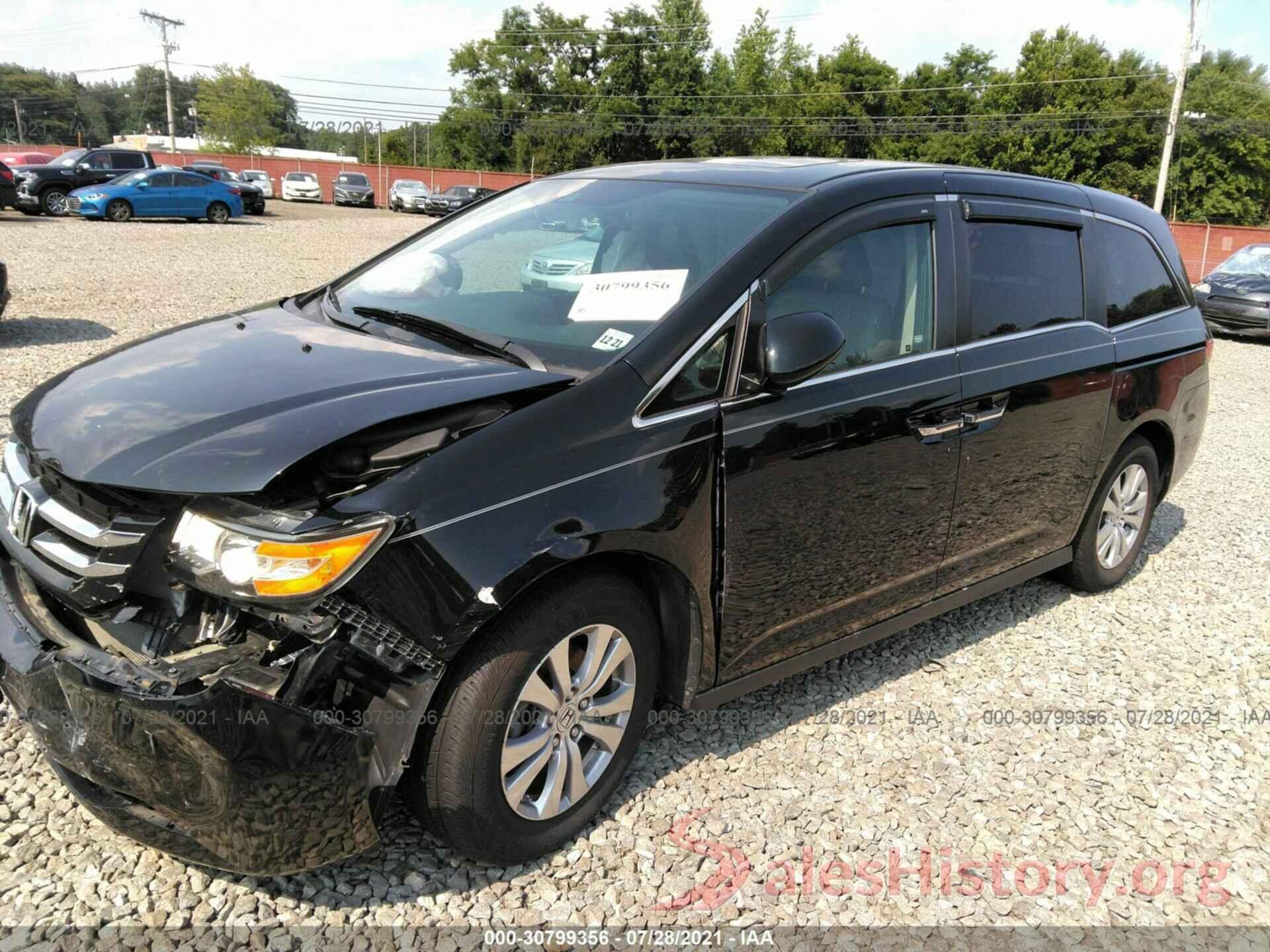 5FNRL5H65GB152663 2016 HONDA ODYSSEY