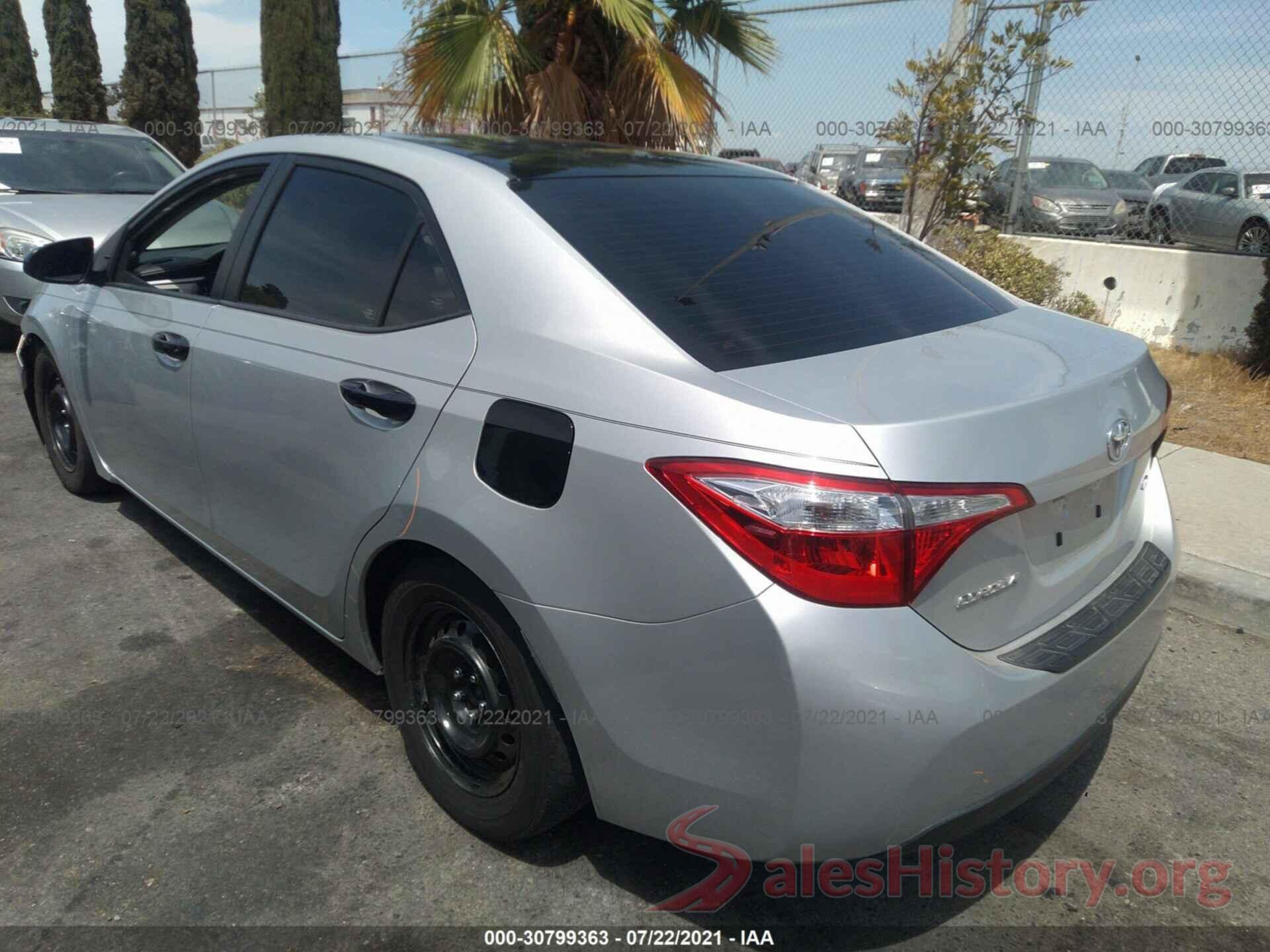 5YFBURHE0GP384086 2016 TOYOTA COROLLA