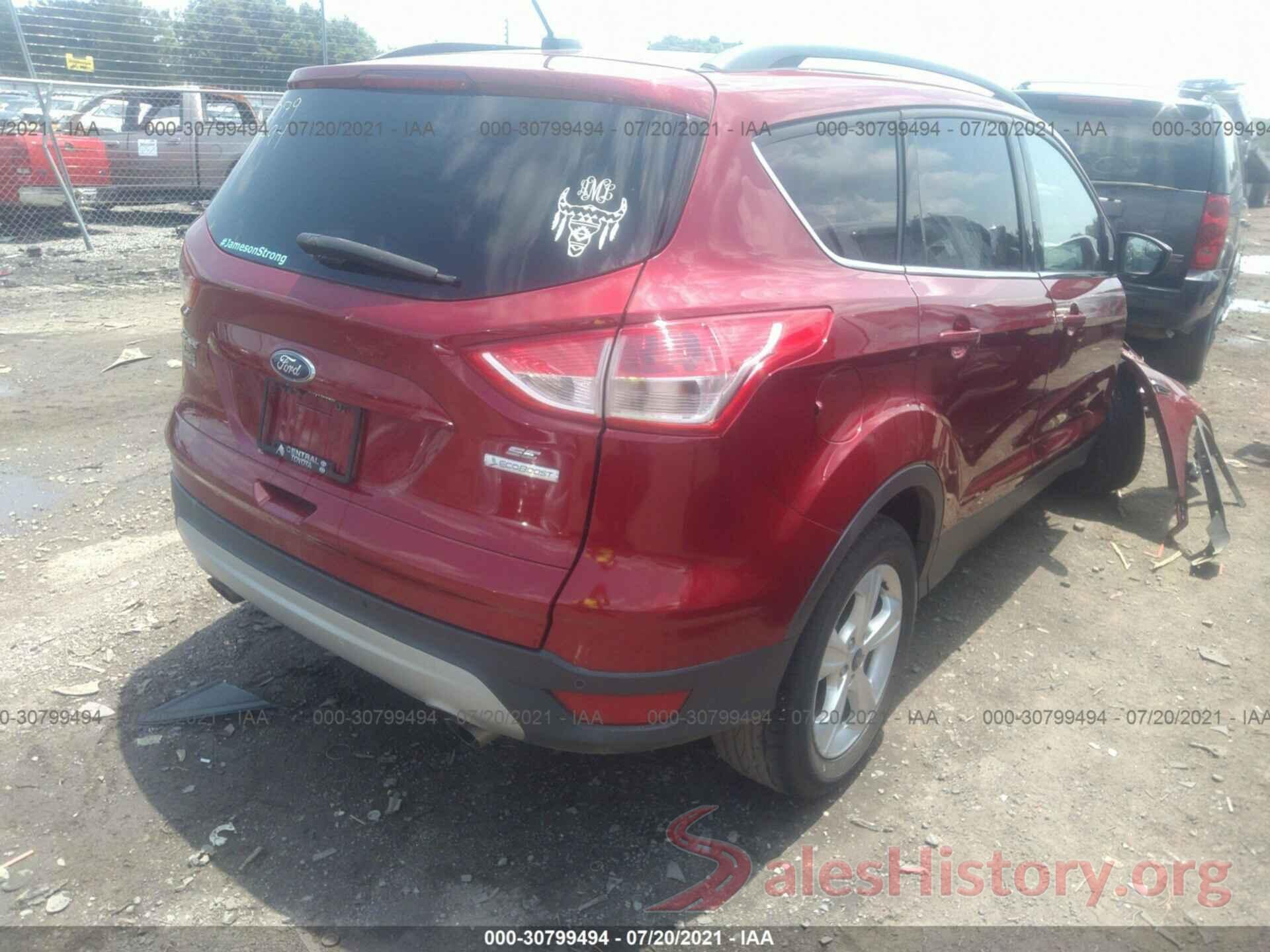 1FMCU0GX7GUA91254 2016 FORD ESCAPE